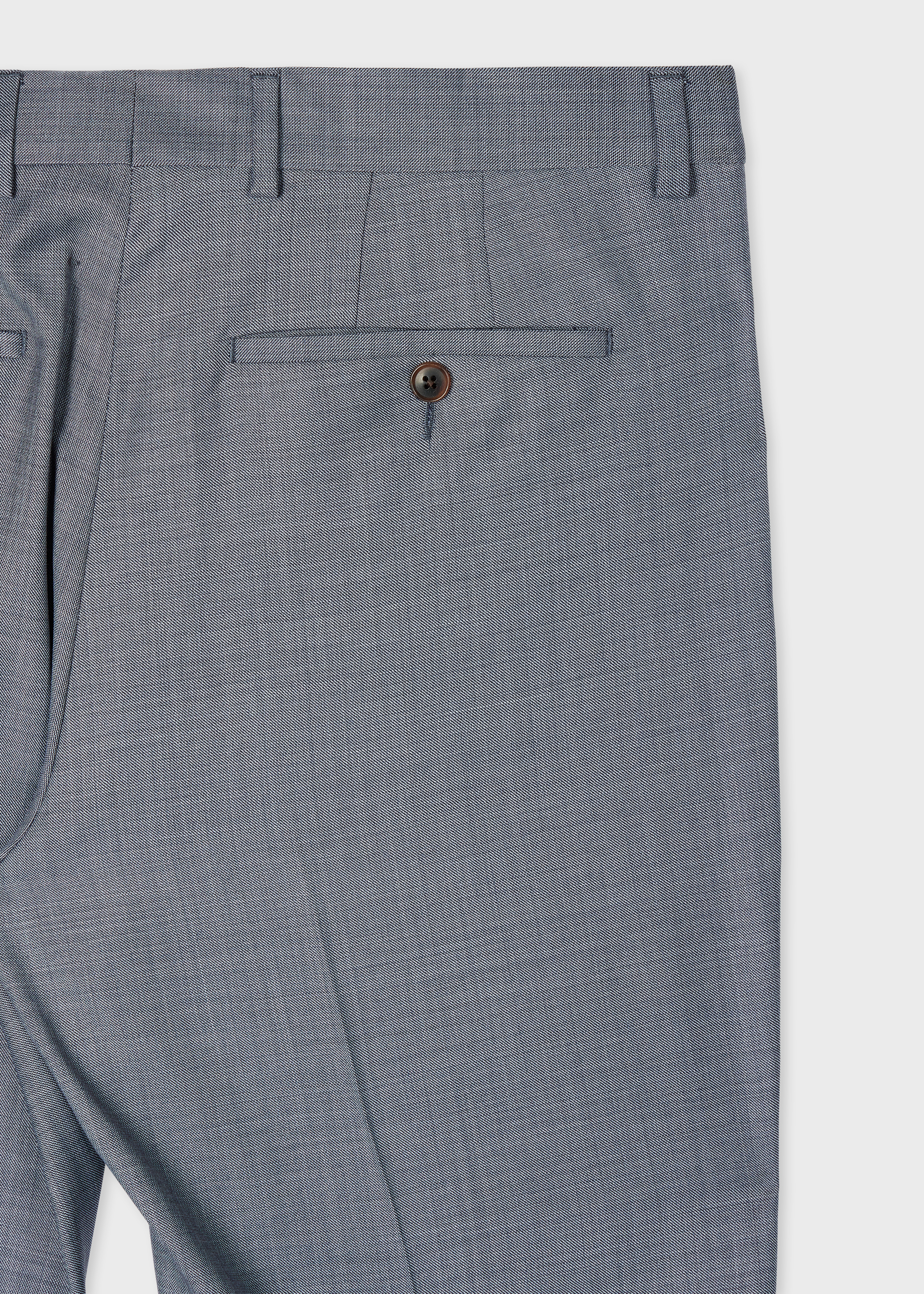 The Soho - Light Blue Sharkskin Wool Suit thumbnail 3
