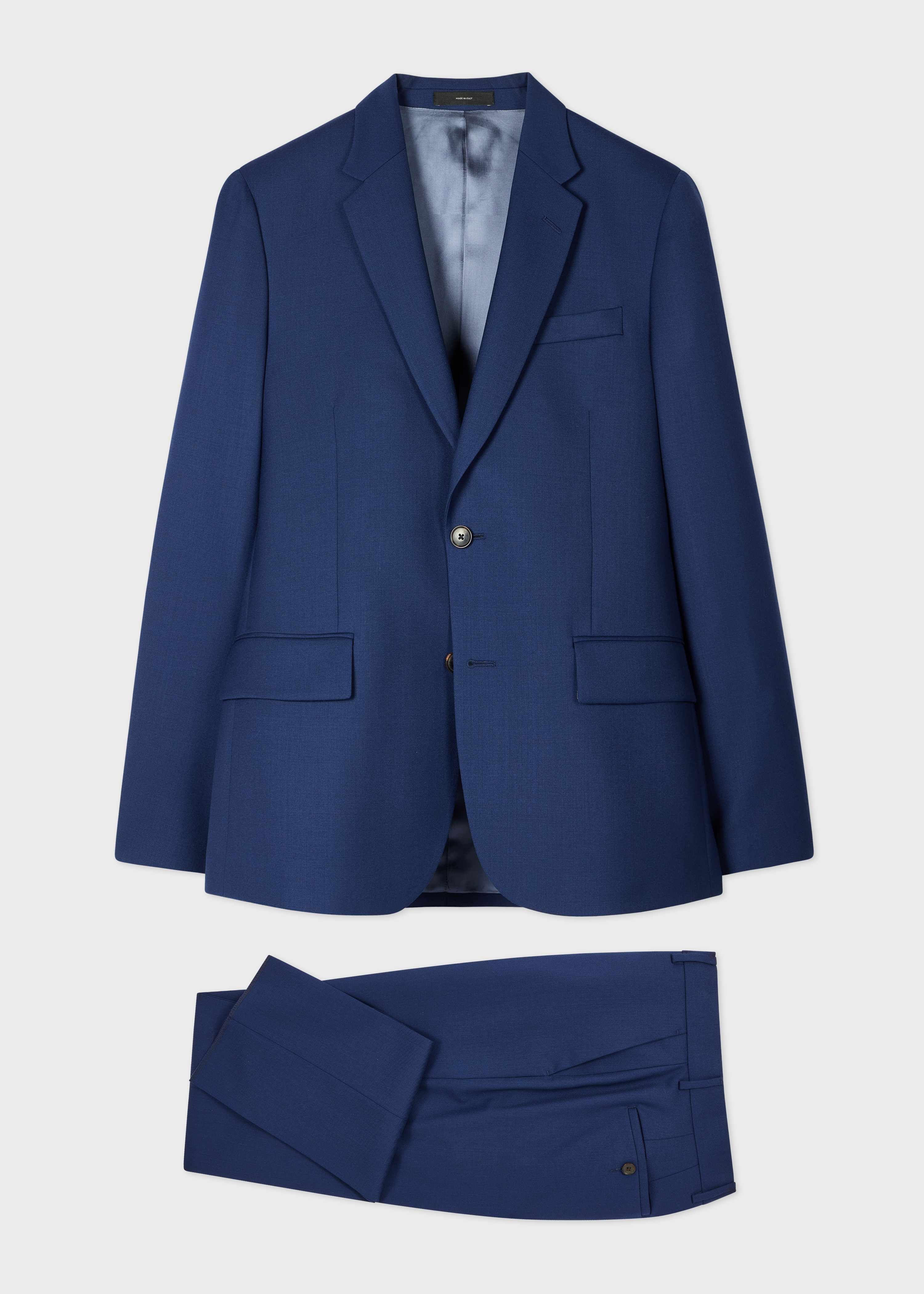 The Soho - Mid Blue Wool 'A Suit To Travel In' primary image