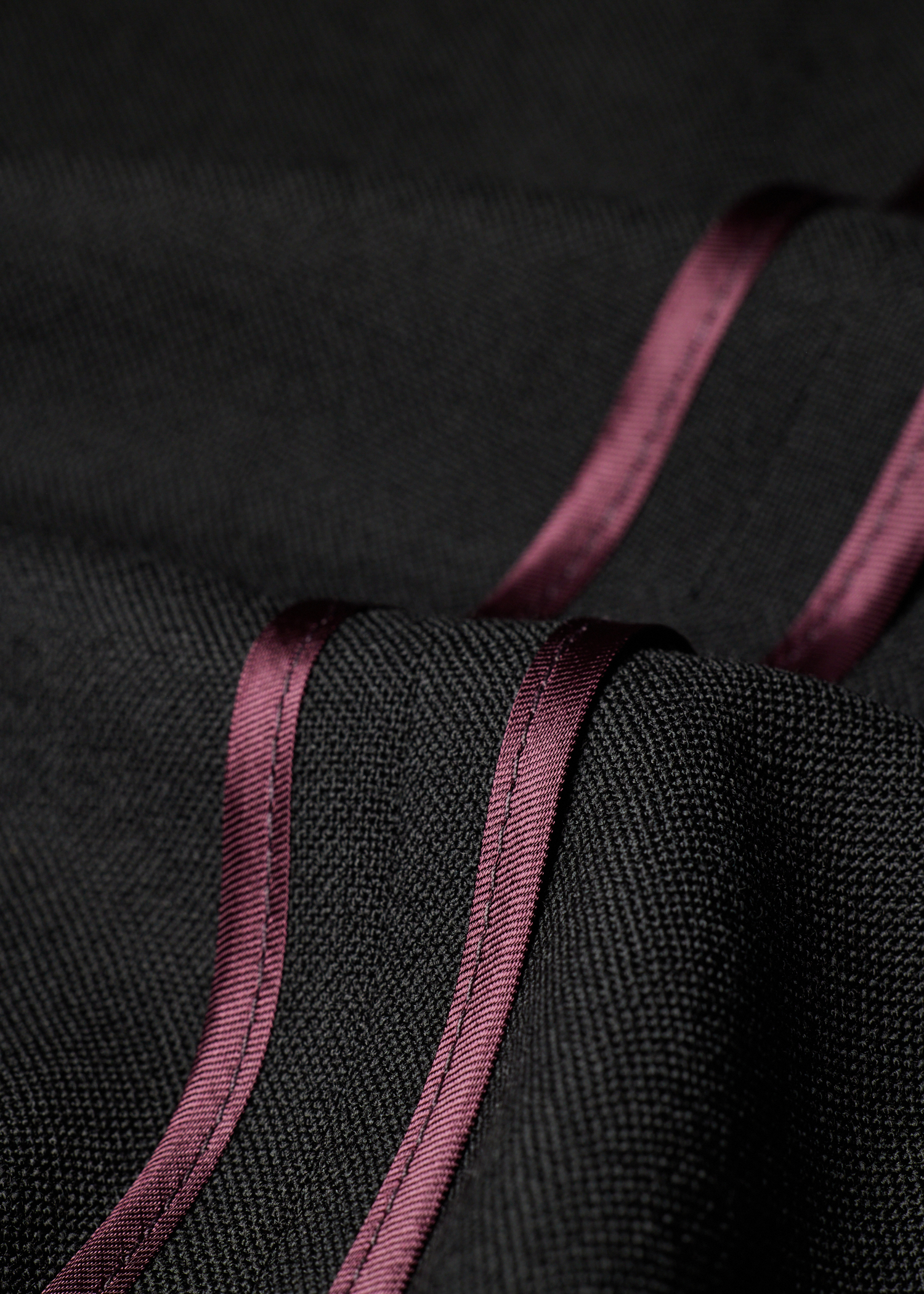 Black Two-Ply Merino Wool Patch-Pocket Blazer thumbnail 4