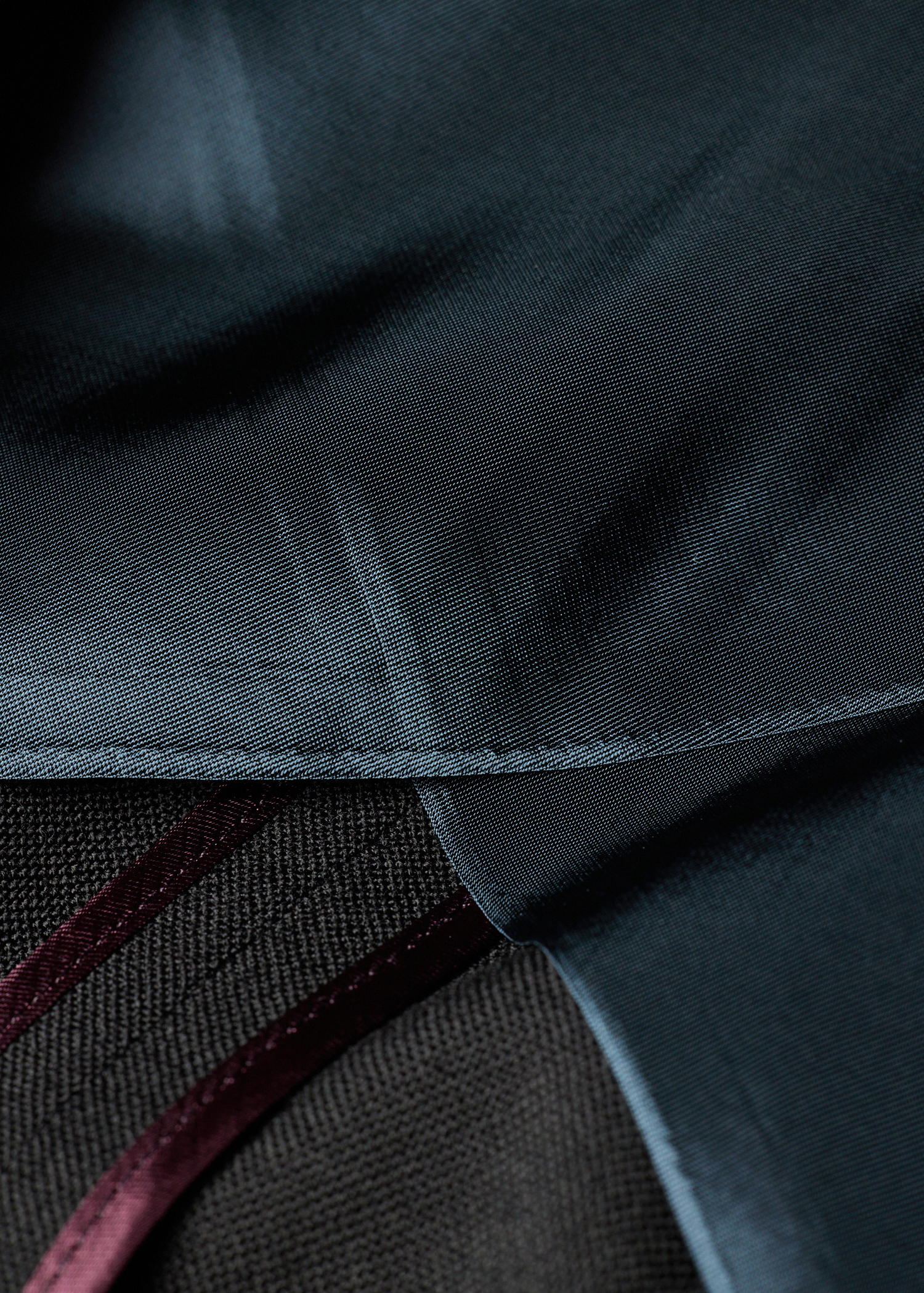 Black Two-Ply Merino Wool Patch-Pocket Blazer thumbnail 6