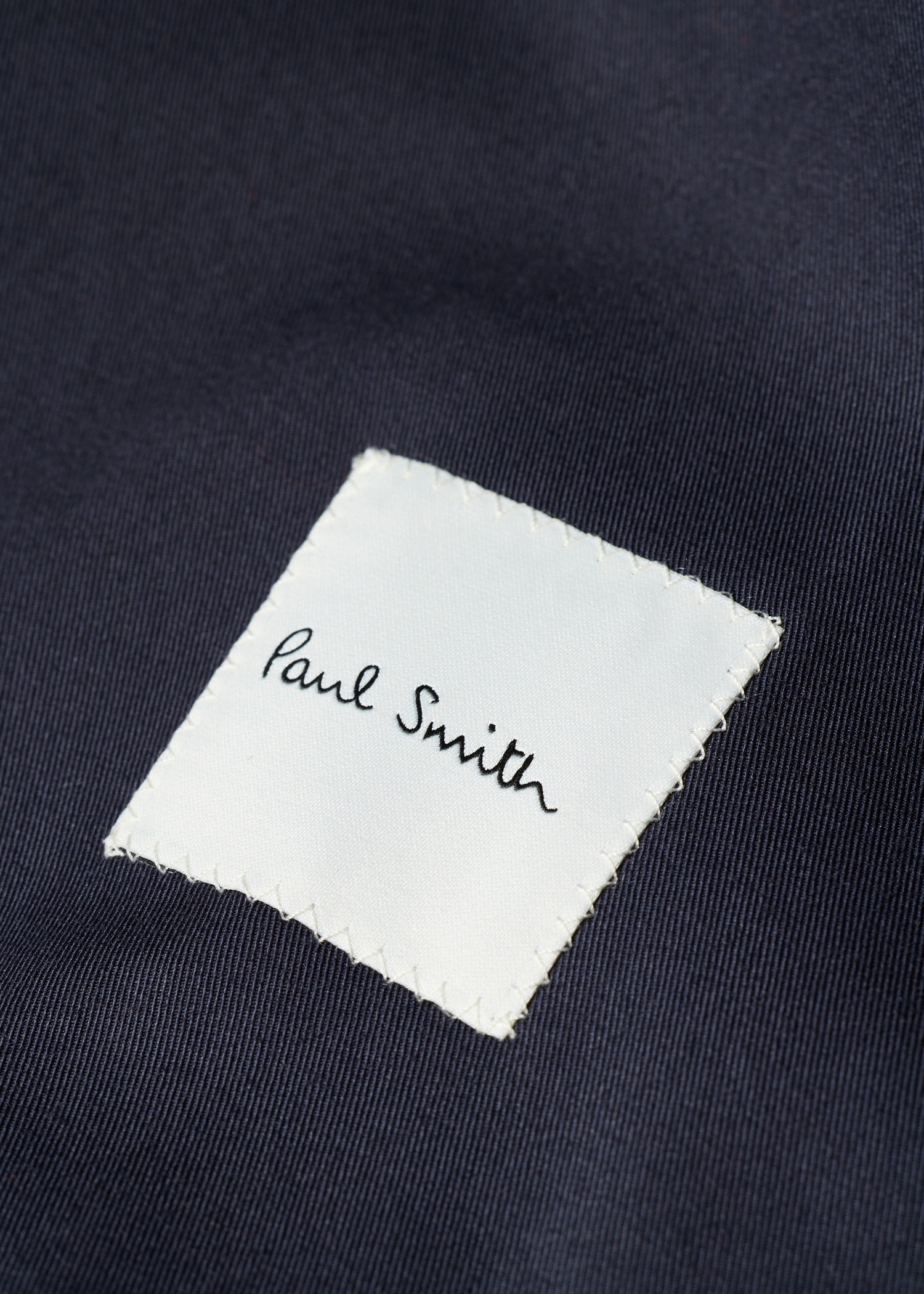 Navy Cotton-Twill Patch-Pocket Blazer thumbnail 7