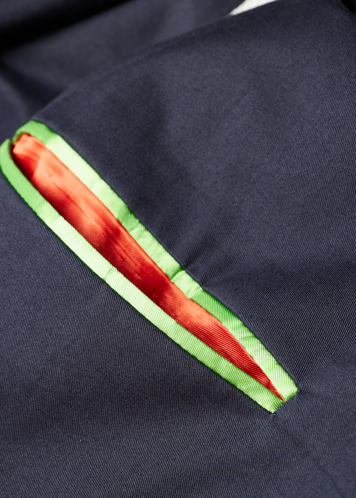 Navy Cotton-Twill Patch-Pocket Blazer thumbnail 12