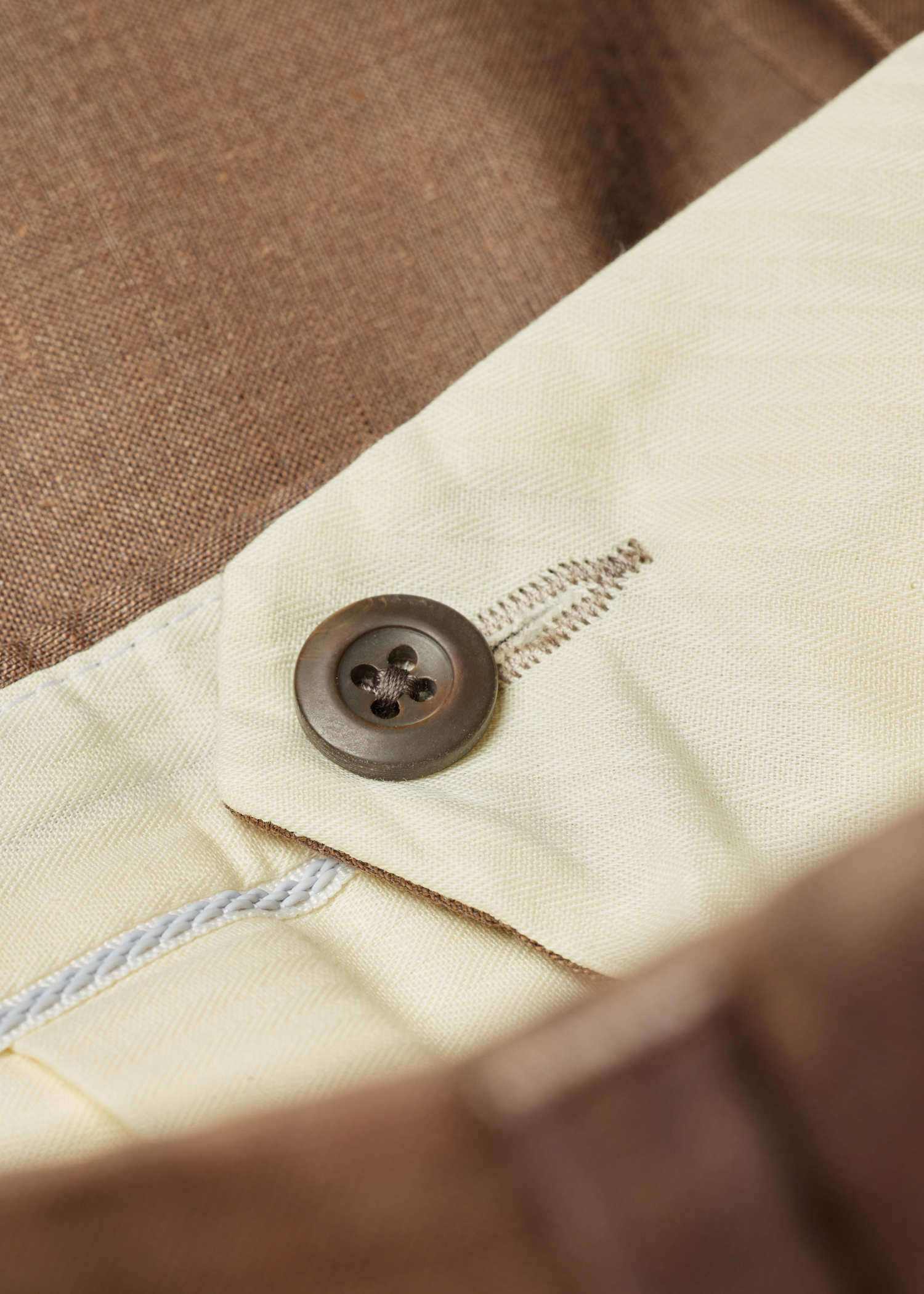 The Camberwell - Brown Linen-Wool Suit thumbnail 4