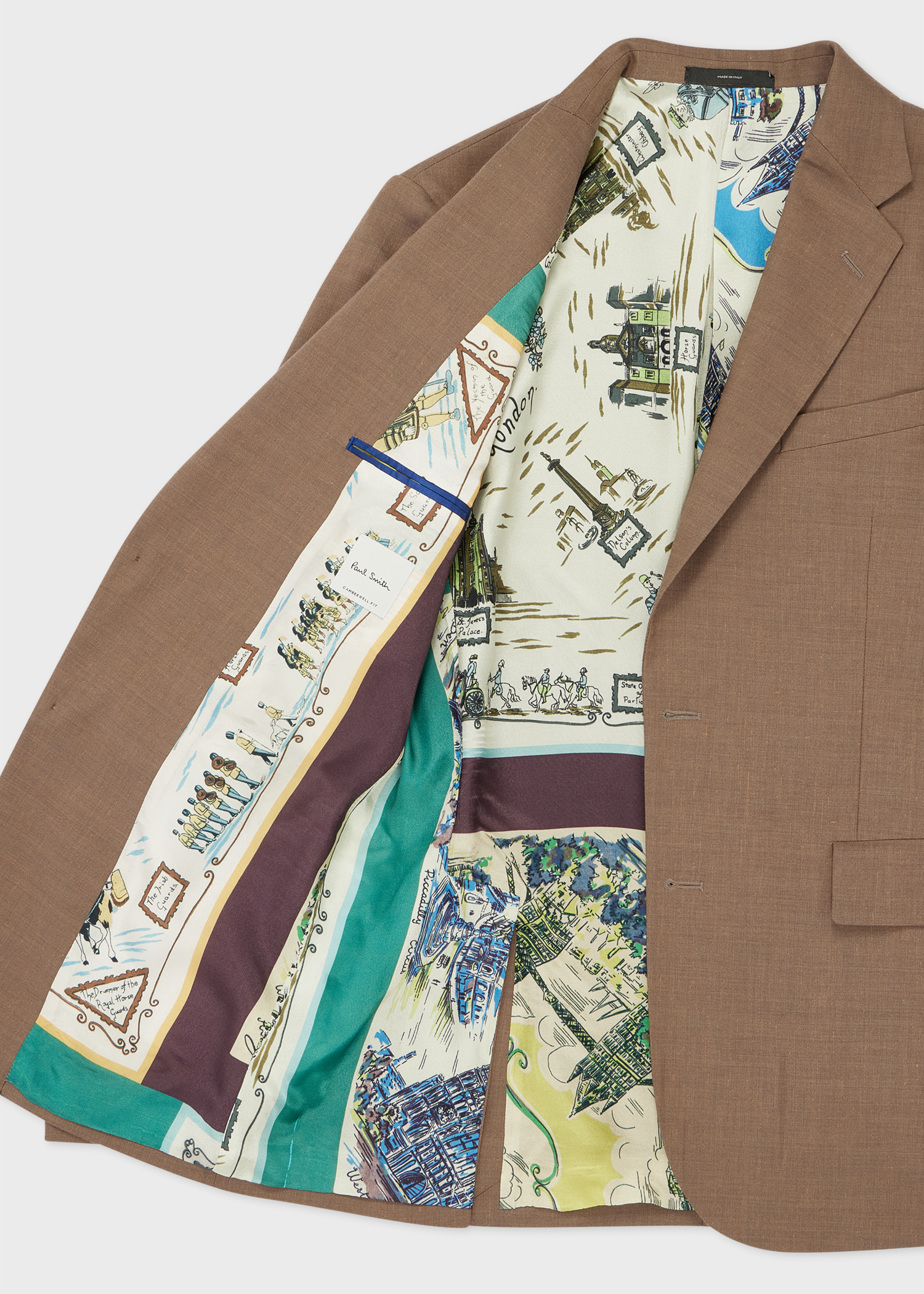 The Camberwell - Brown Linen-Wool Suit thumbnail 3