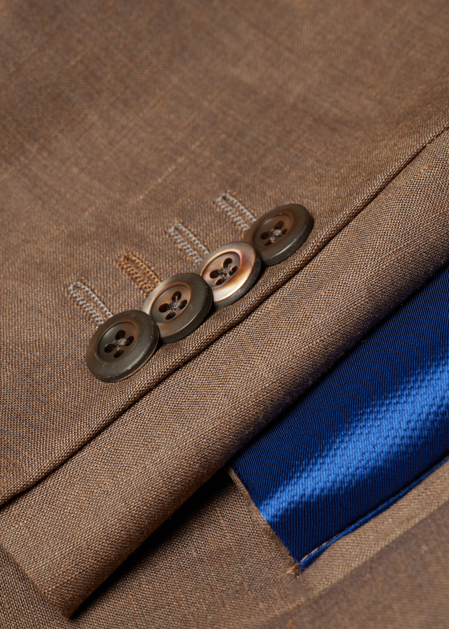 Paul Smith The Camberwell - Brown Linen-Wool Suit | King's Cross