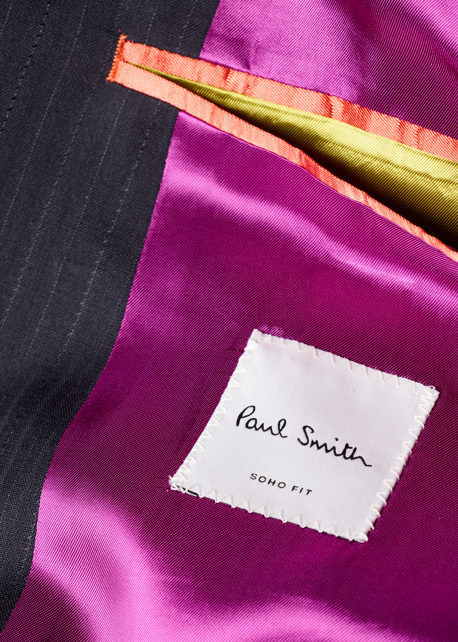 The Soho - Navy Pinstripe Wool Suit thumbnail 6