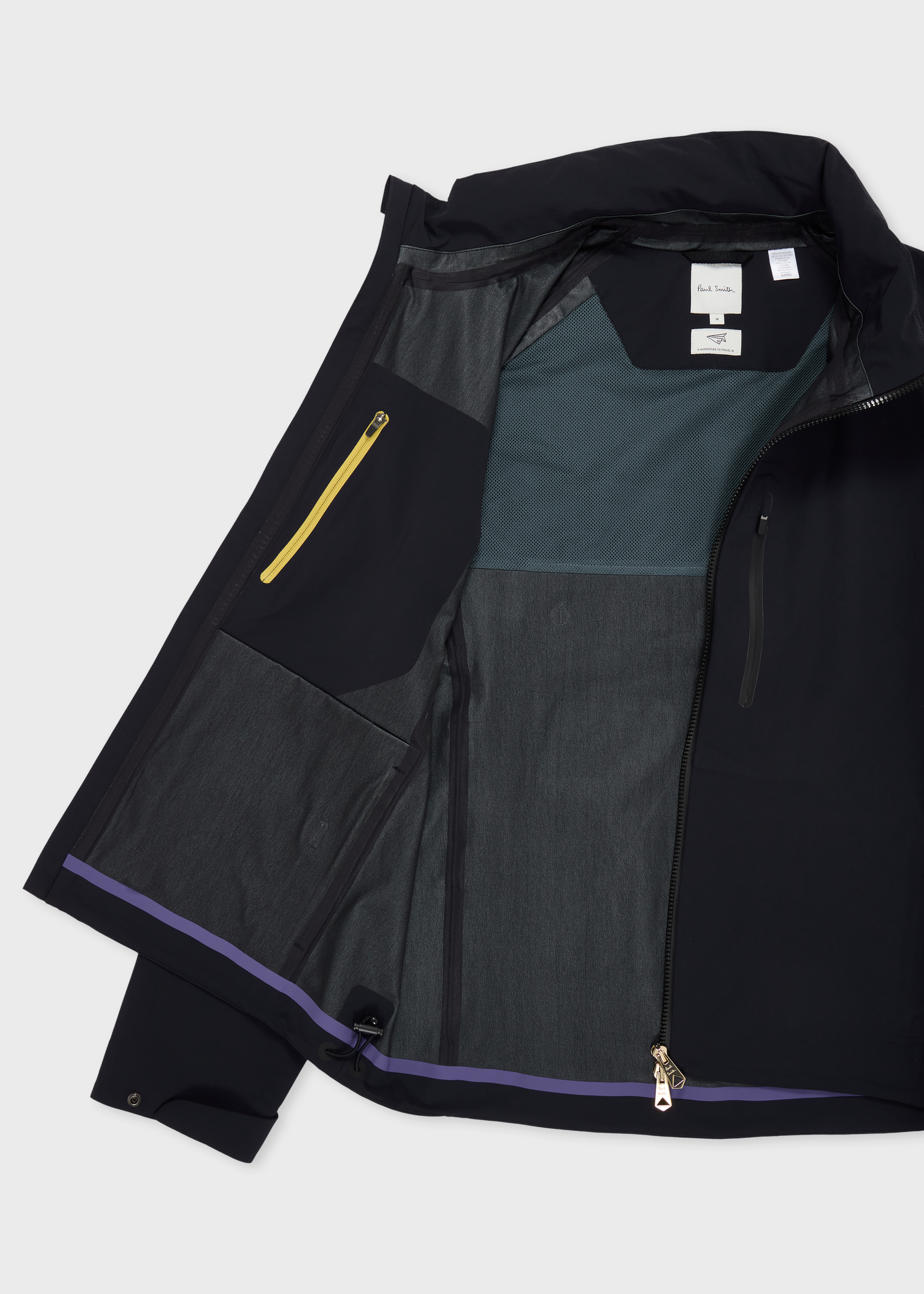 Navy 3-Layer Waterproof Travel Jacket thumbnail 5