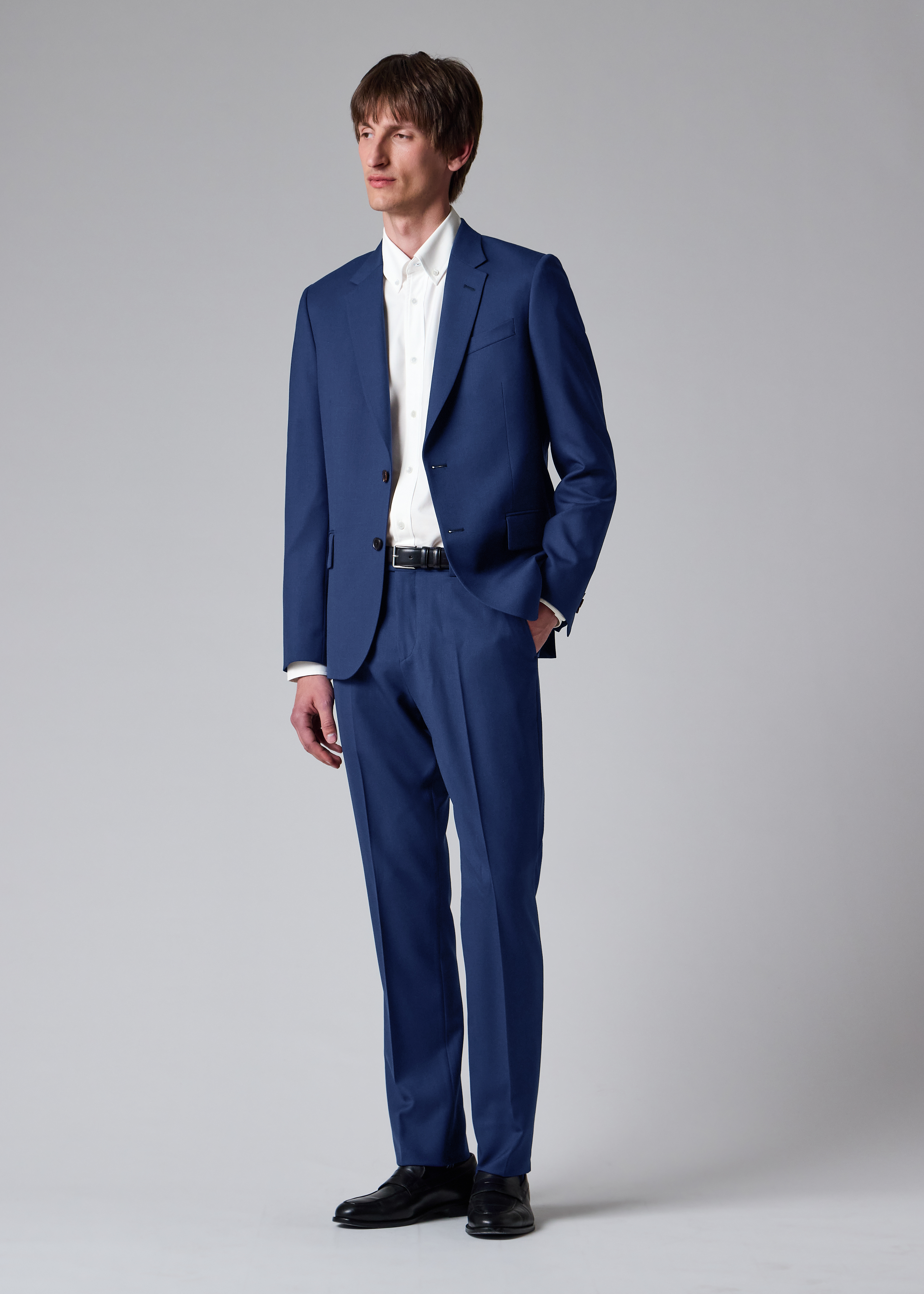 The Soho - Mid Blue Wool 'A Suit To Travel In' thumbnail 2