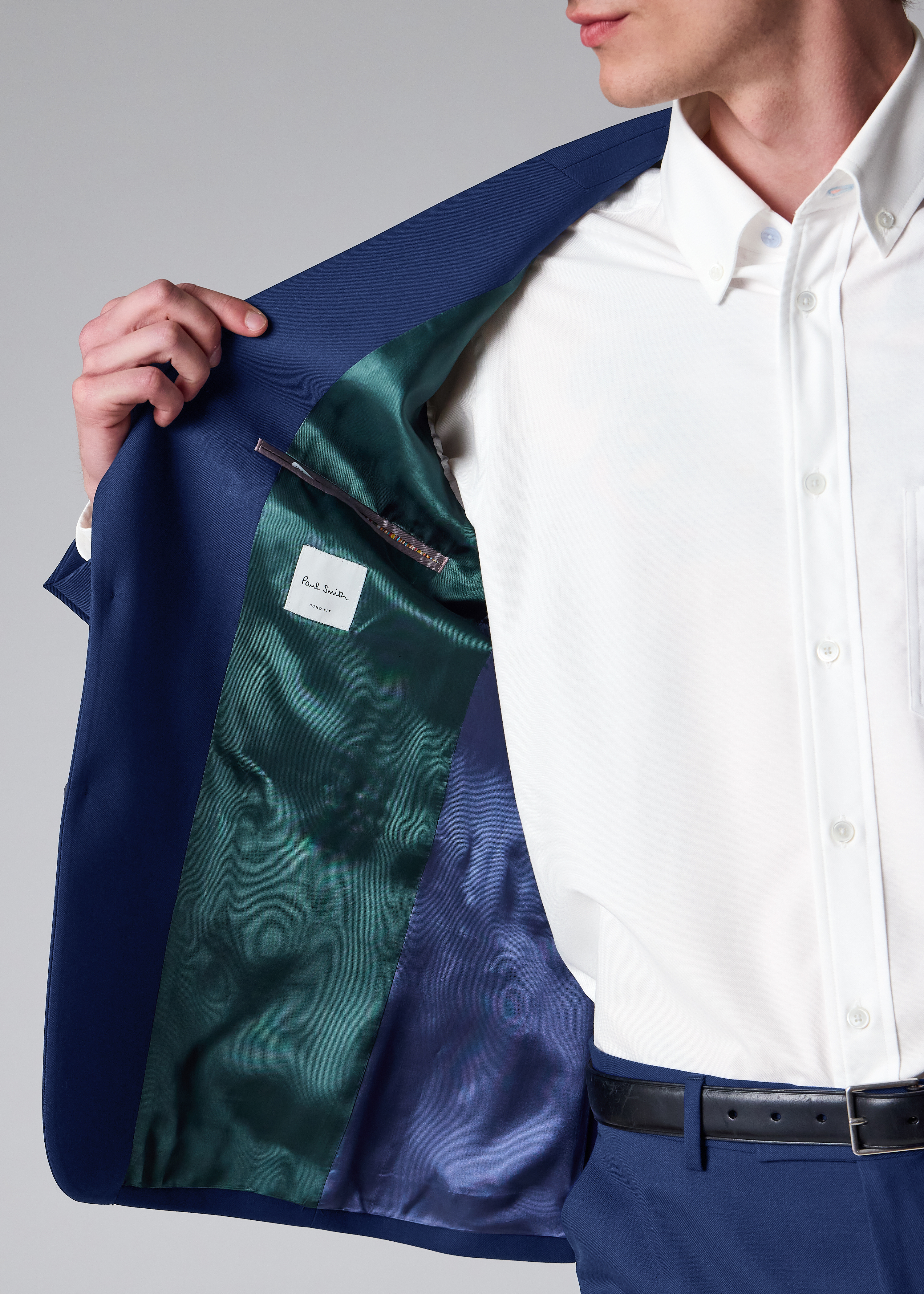 The Soho - Mid Blue Wool 'A Suit To Travel In' thumbnail 6