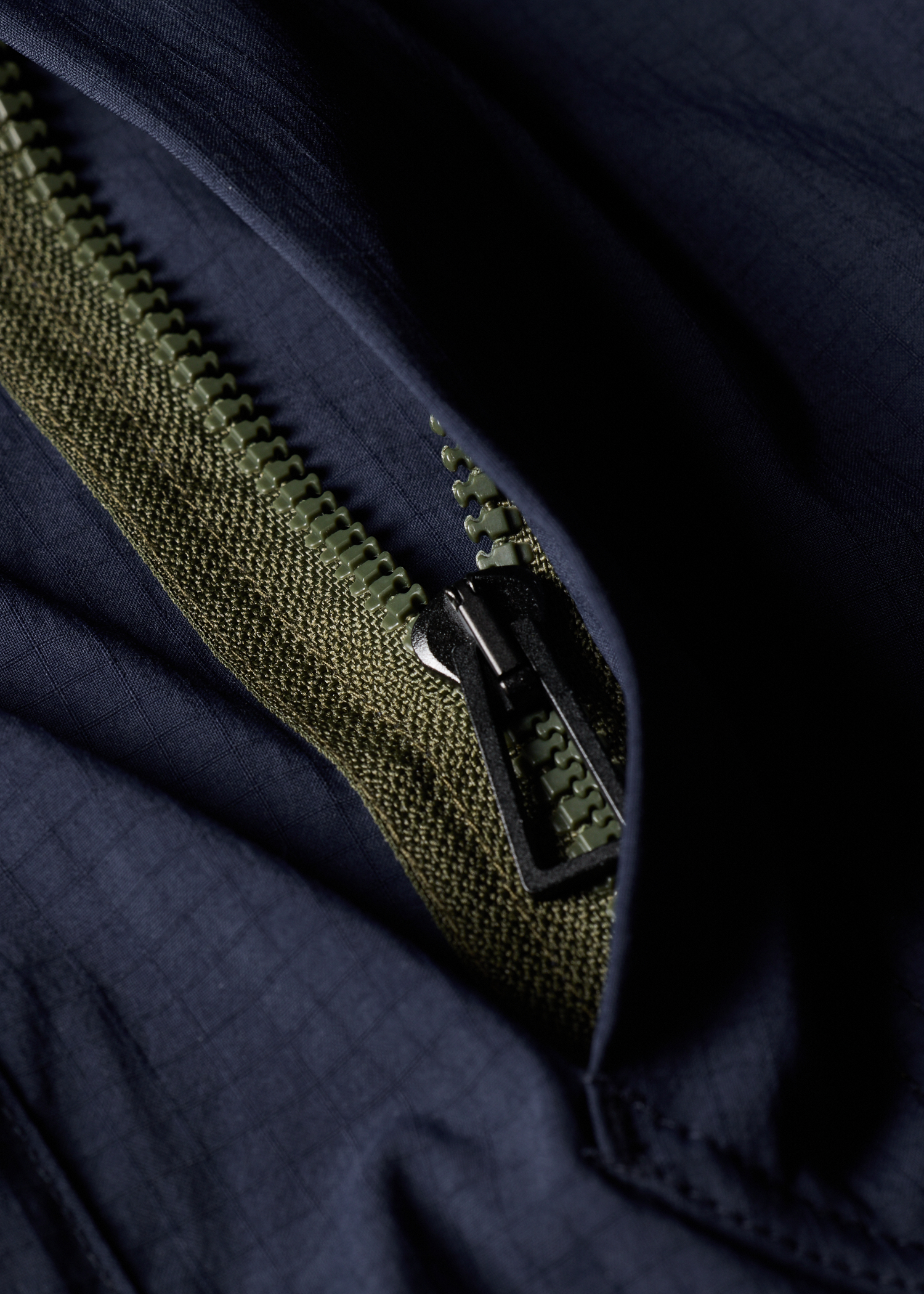 Navy Packable Showerproof Ripstop Jacket thumbnail 14