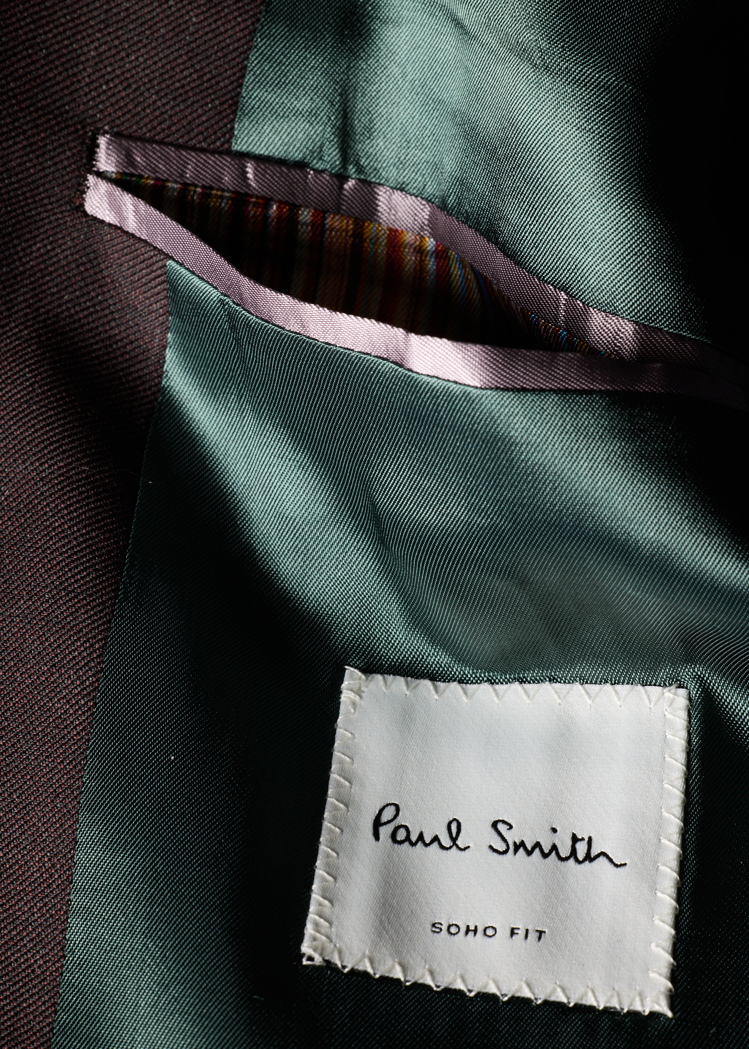 The Soho - Brown Sharkskin Wool Suit thumbnail 5