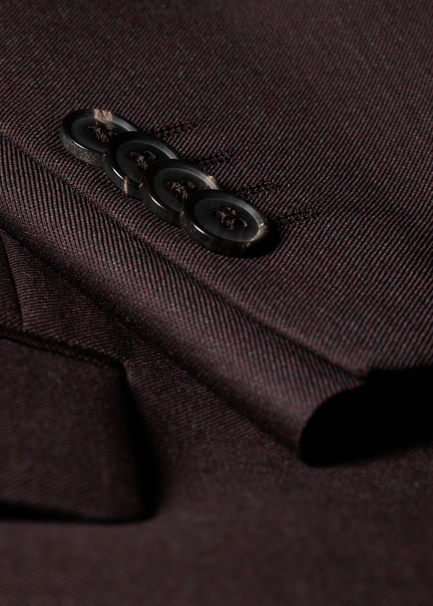 The Soho - Brown Sharkskin Wool Suit thumbnail 12