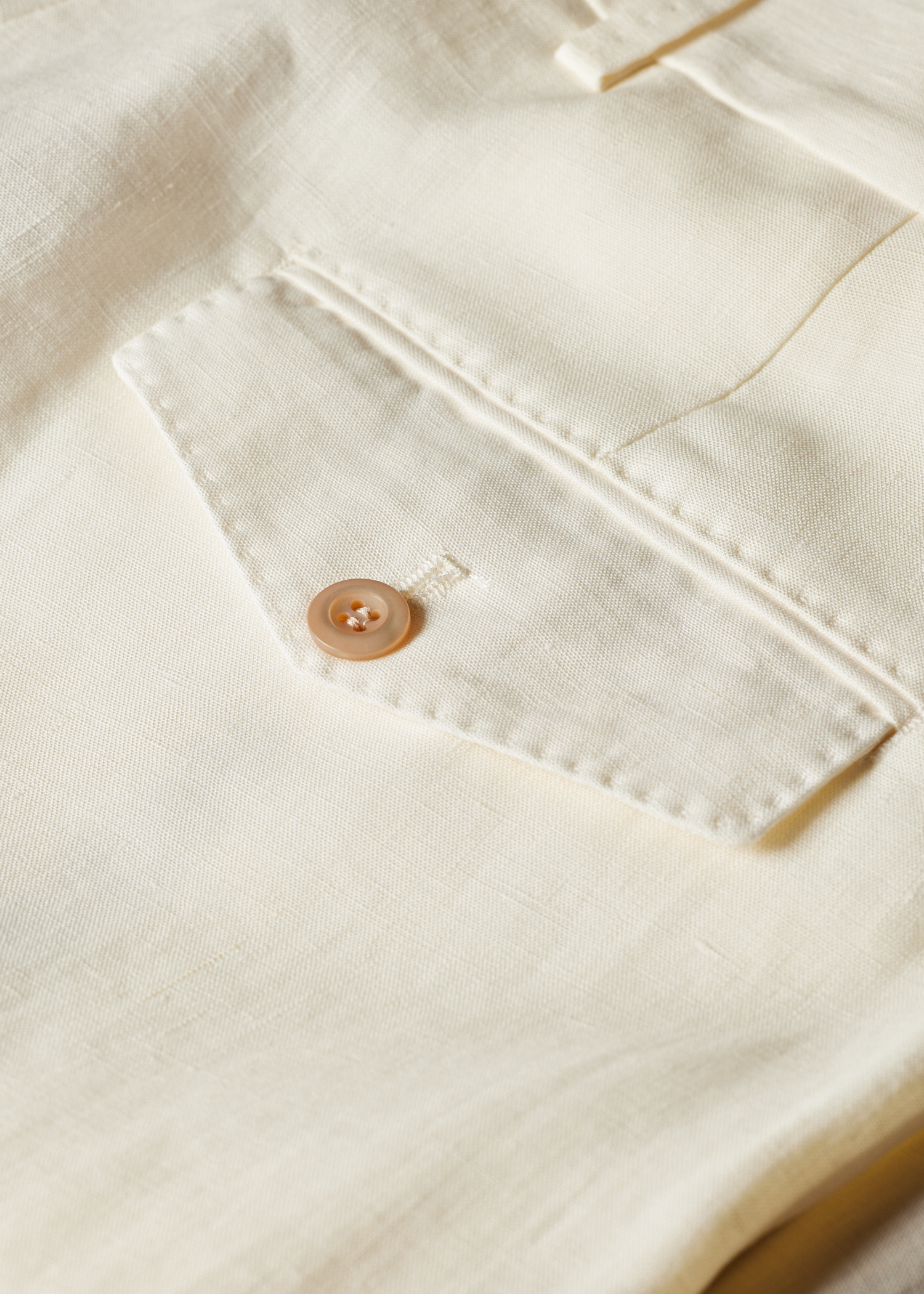Ivory Linen Trousers thumbnail 4