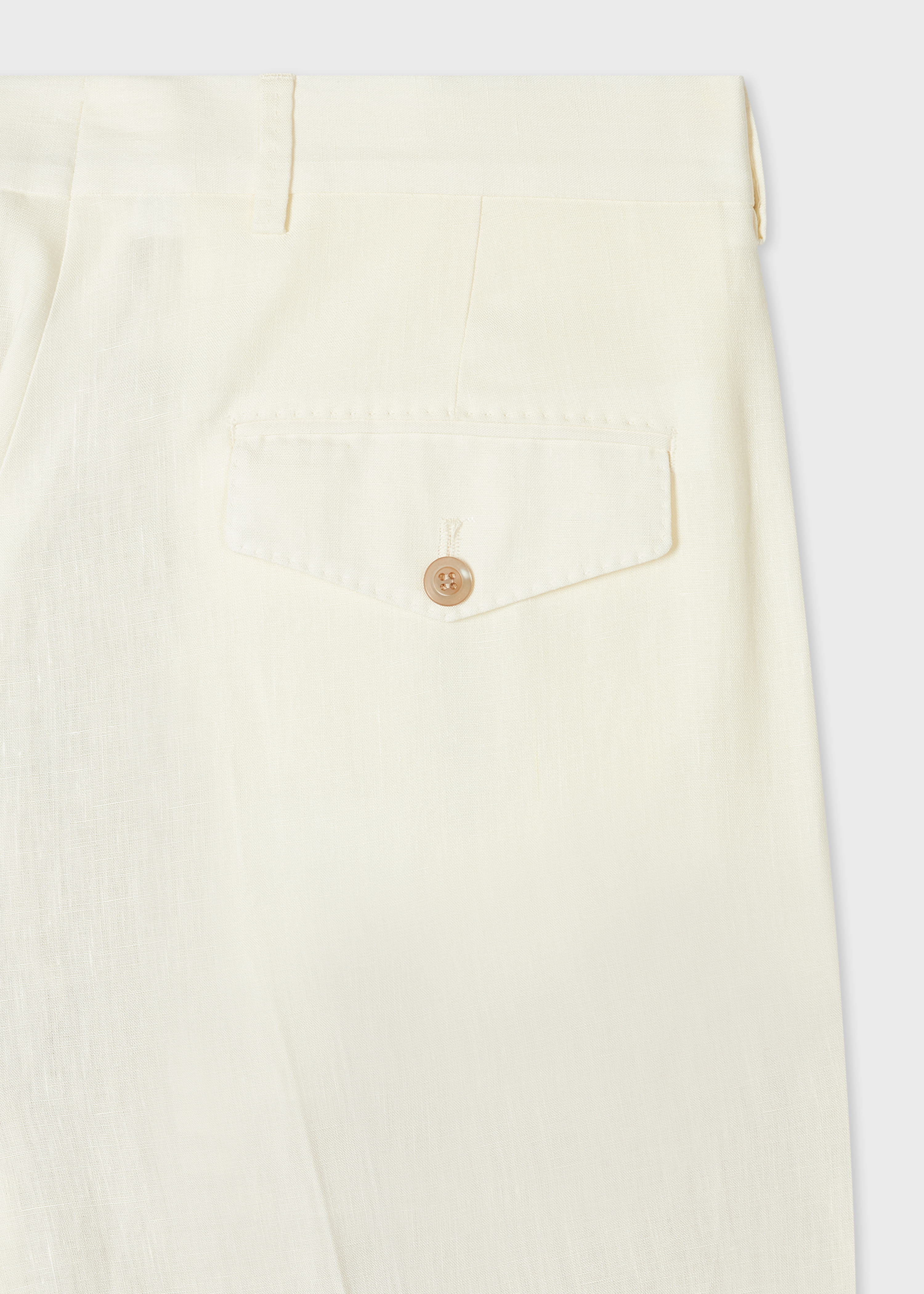 Ivory Linen Trousers thumbnail 2