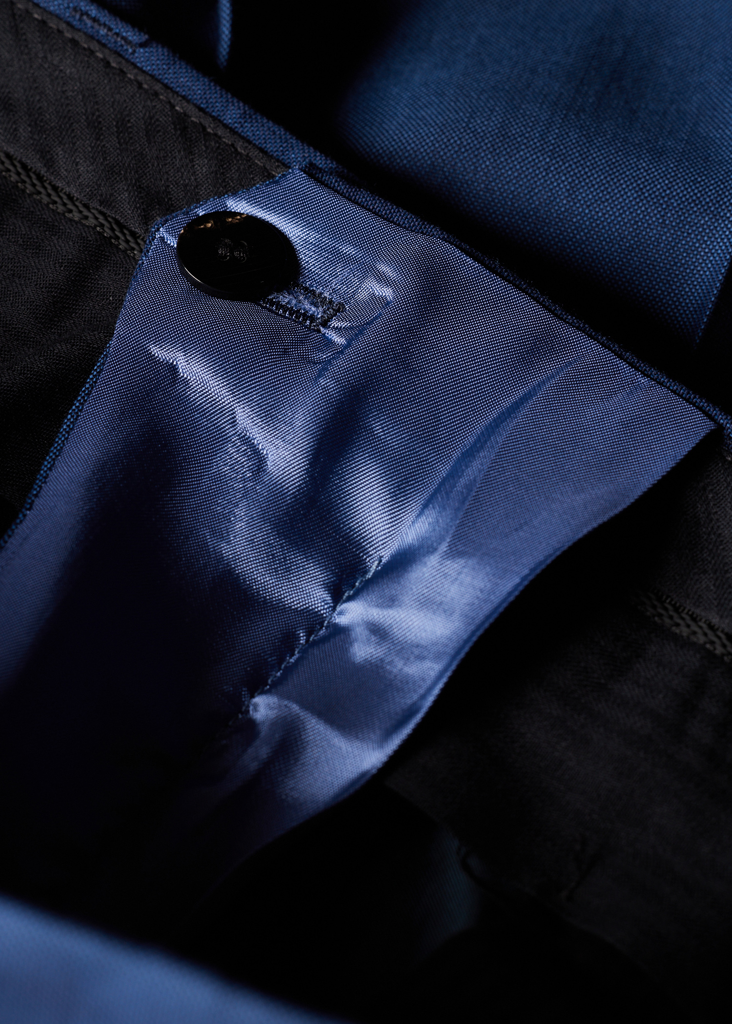 Navy Wool-Viscose Trousers thumbnail 6