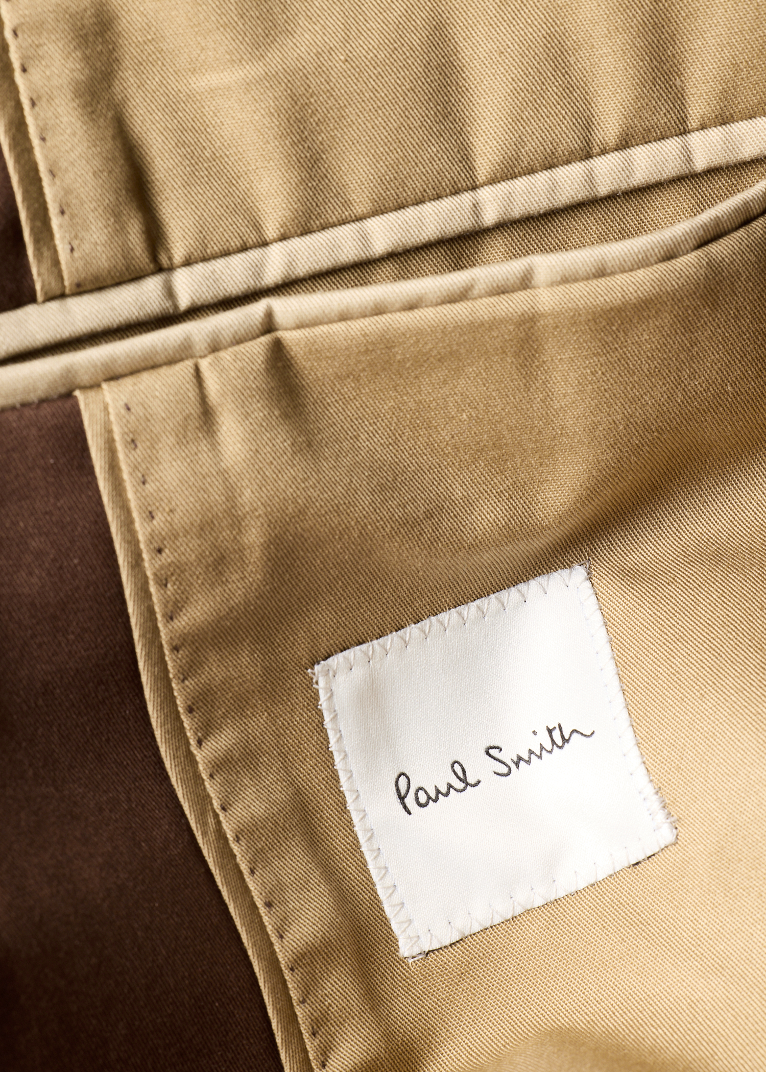 Brown Cotton-Twill Double-Breasted Suit thumbnail 11