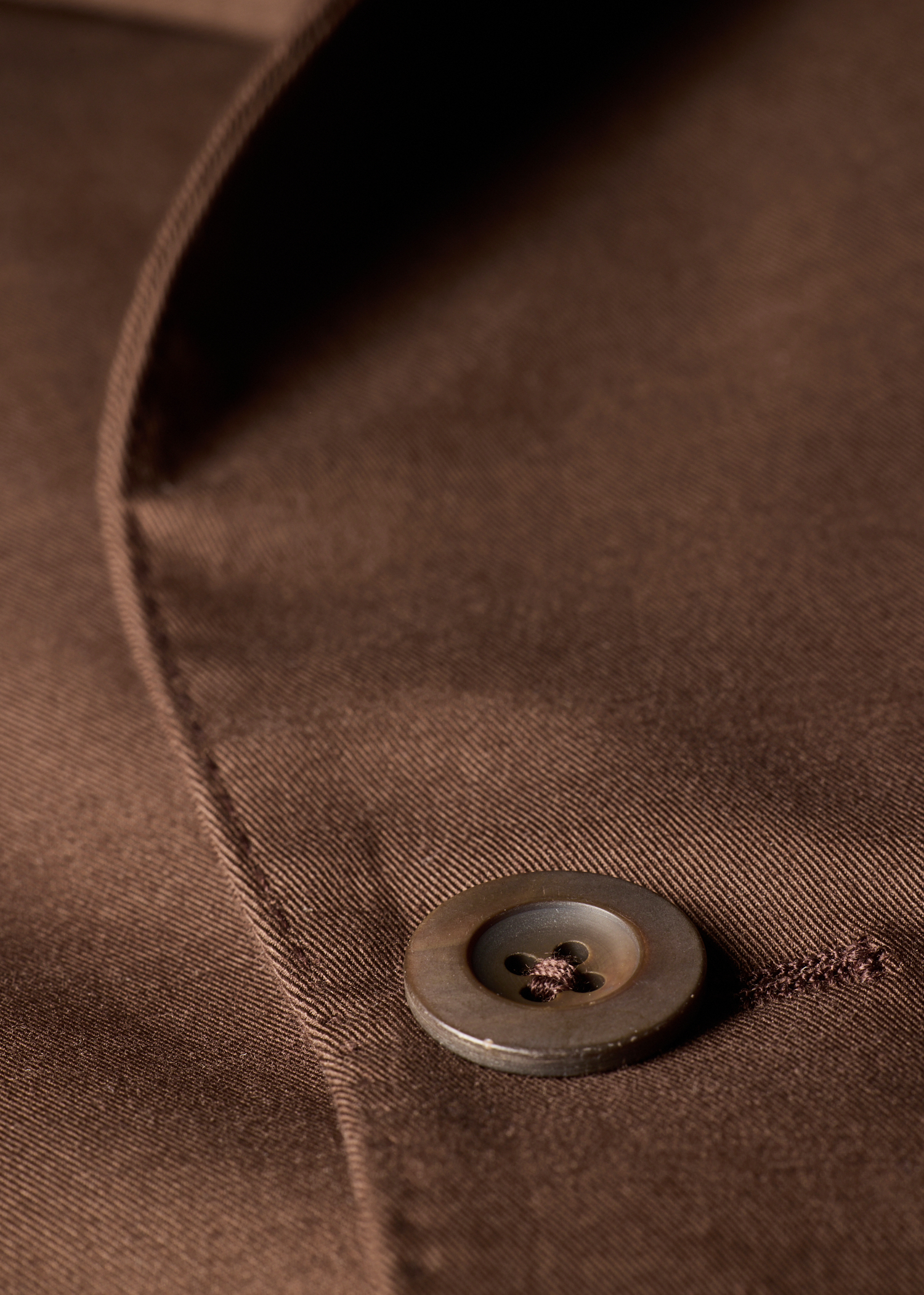 Brown Cotton-Twill Double-Breasted Suit thumbnail 12
