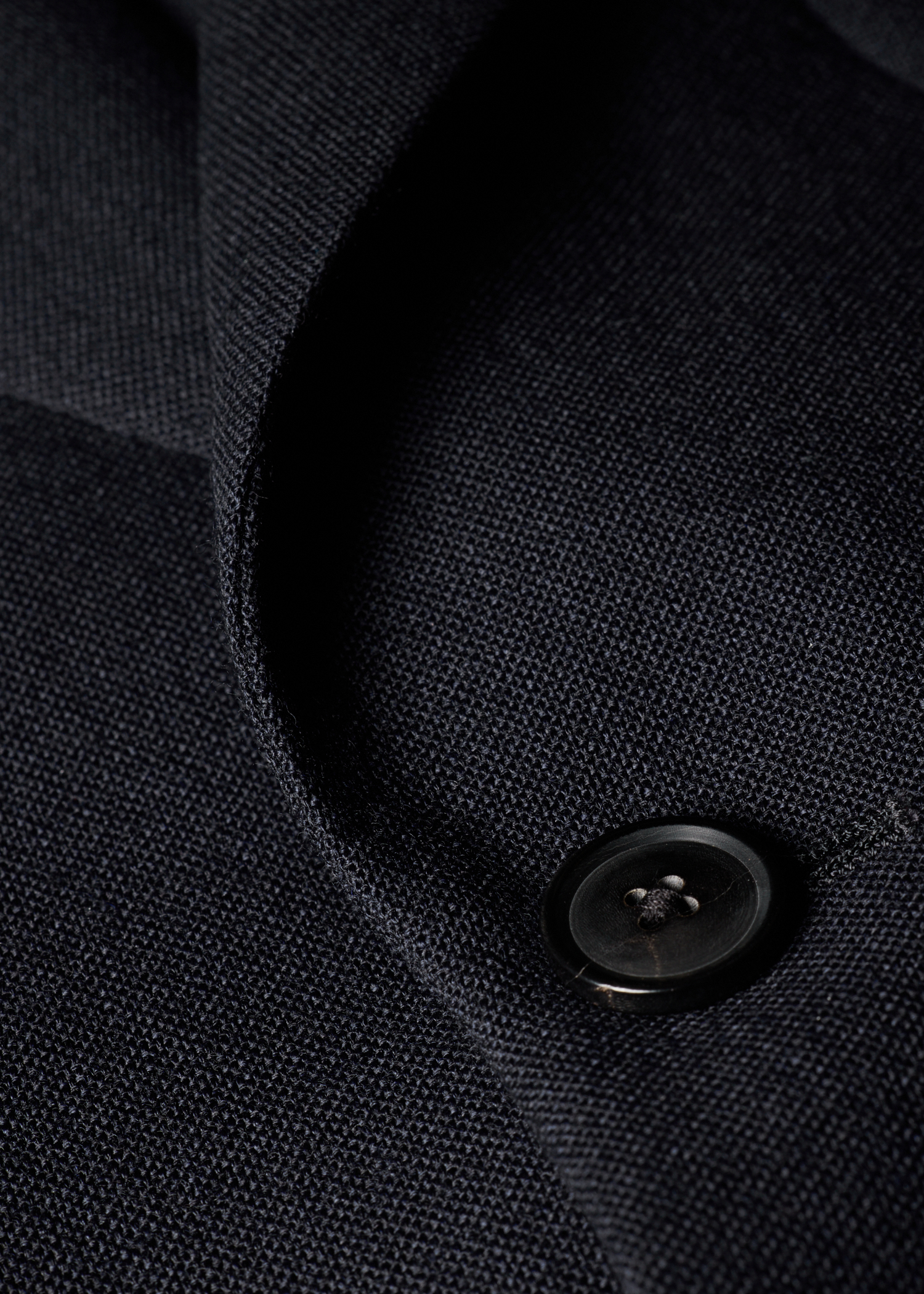 Navy British Wool Patch-Pocket Blazer thumbnail 8