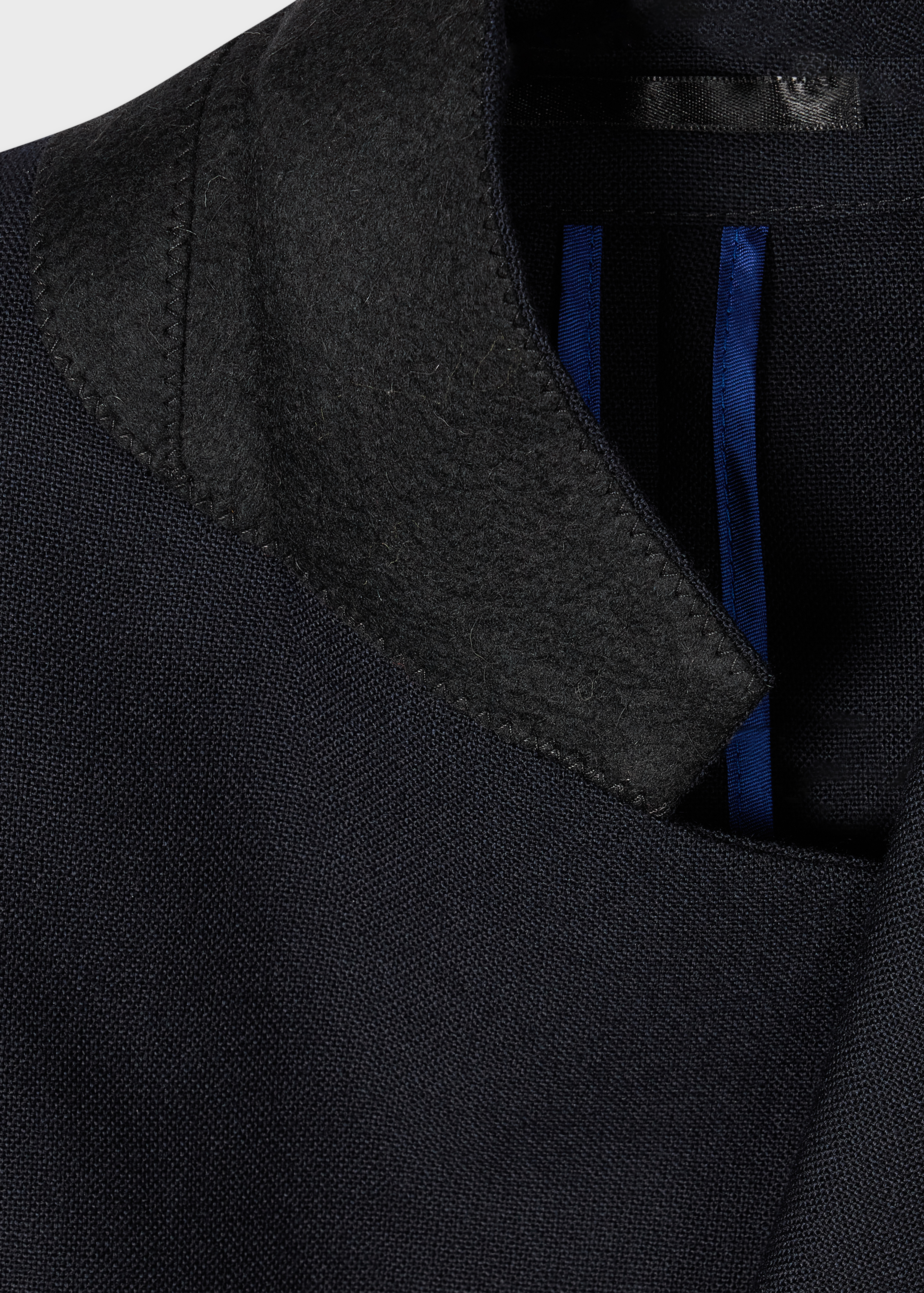 Navy British Wool Patch-Pocket Blazer thumbnail 13