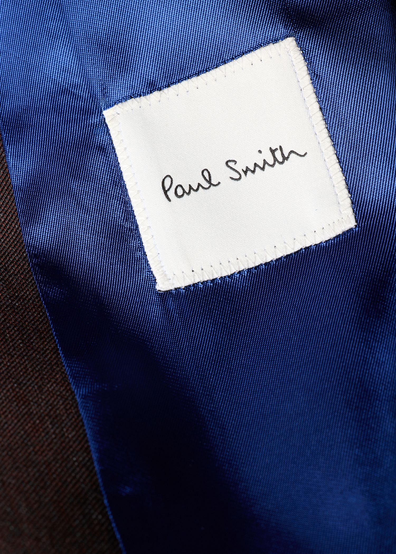 Brown Sharkskin Wool Waistcoat thumbnail 6