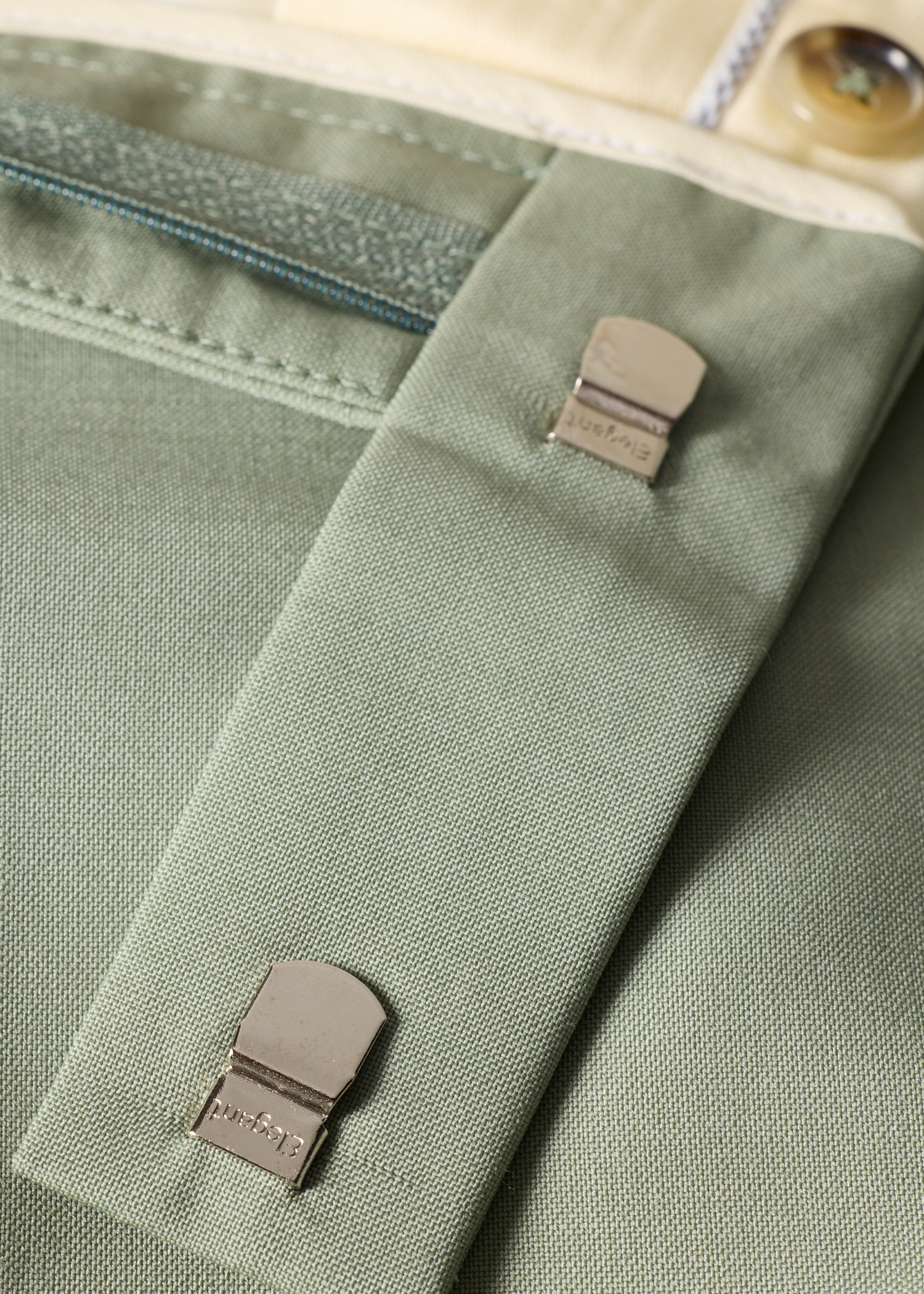 Sage Green Wool-Mohair Trousers thumbnail 6