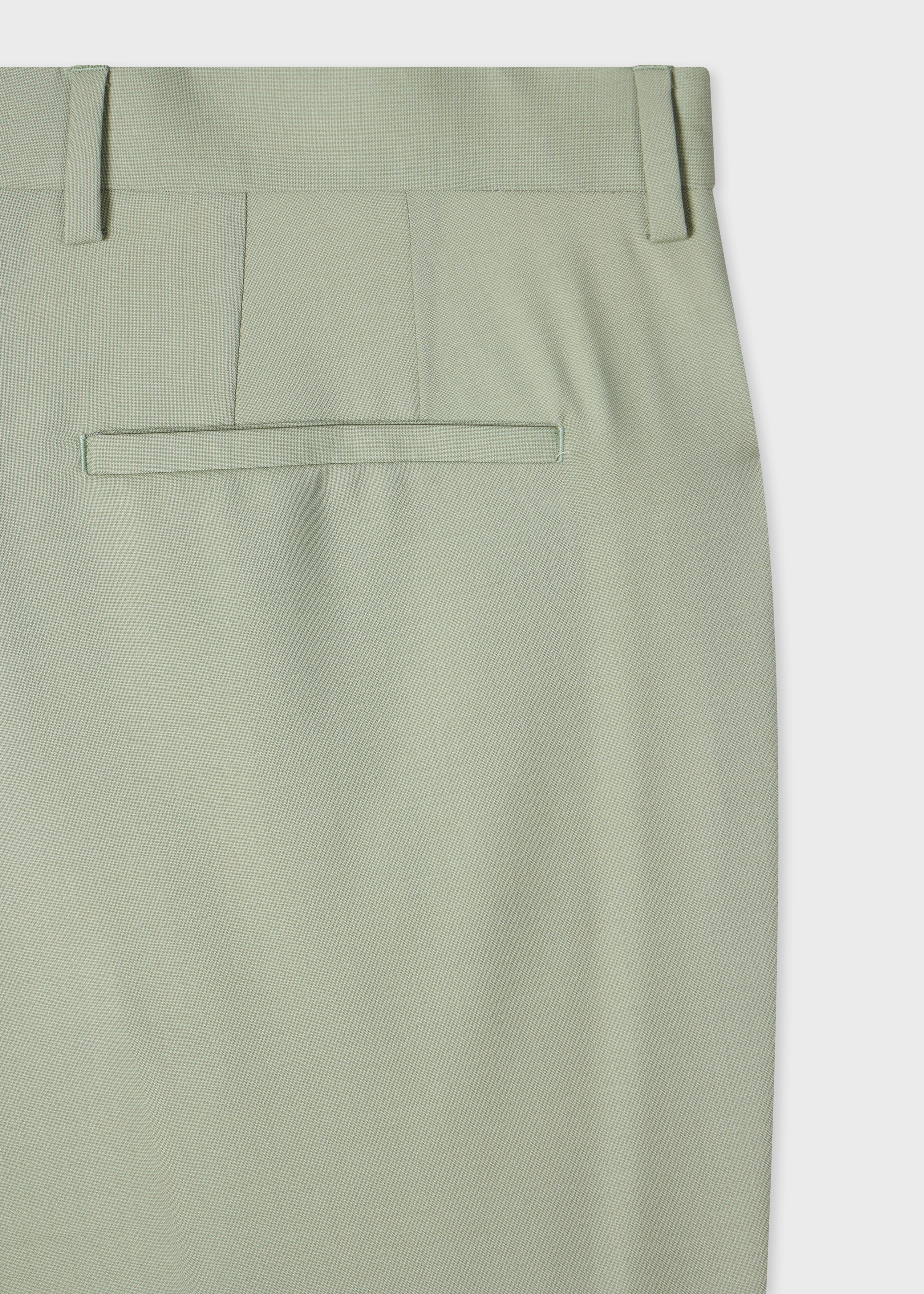 Sage Green Wool-Mohair Trousers thumbnail 3
