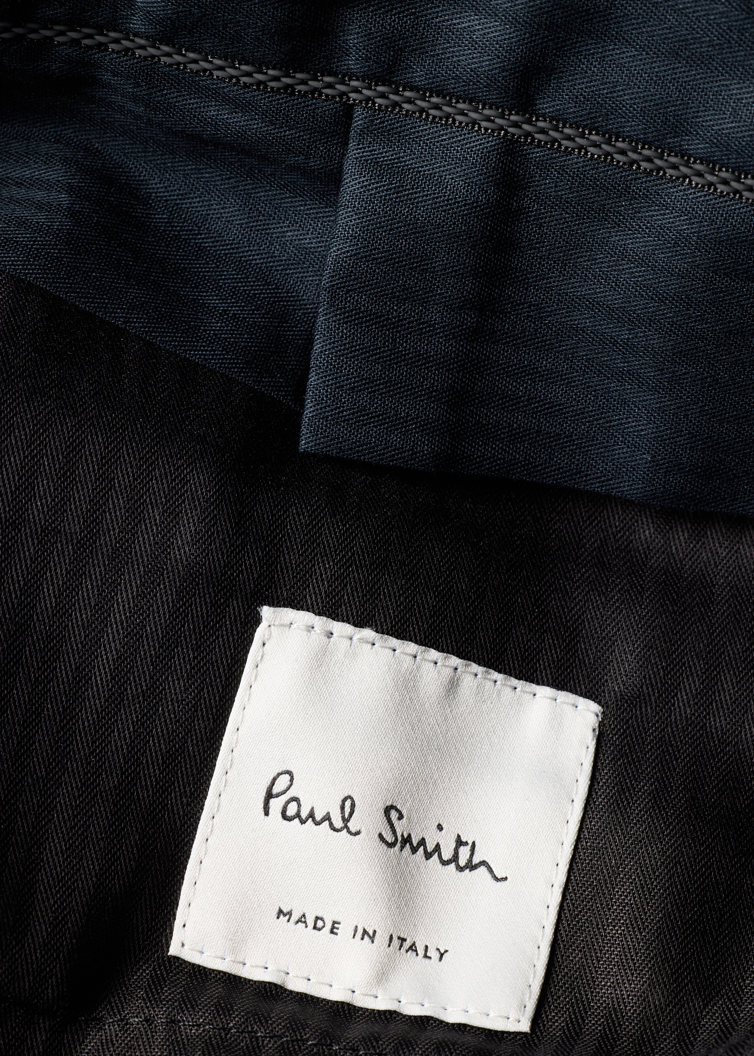 Slim-Fit Navy Houndstooth Wool Trousers thumbnail 5