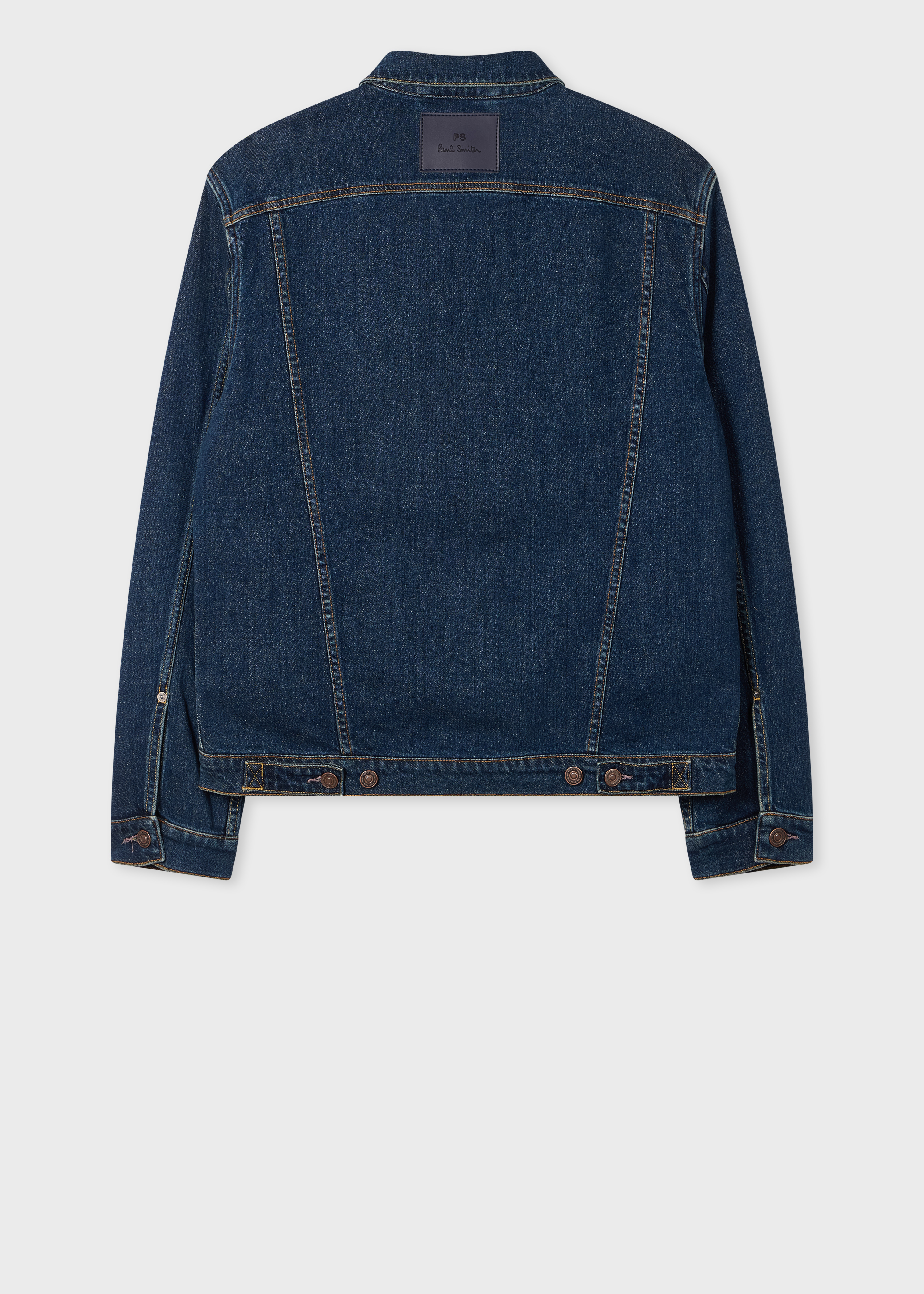 Men's Vintage-Wash Organic-Cotton Denim Jacket
