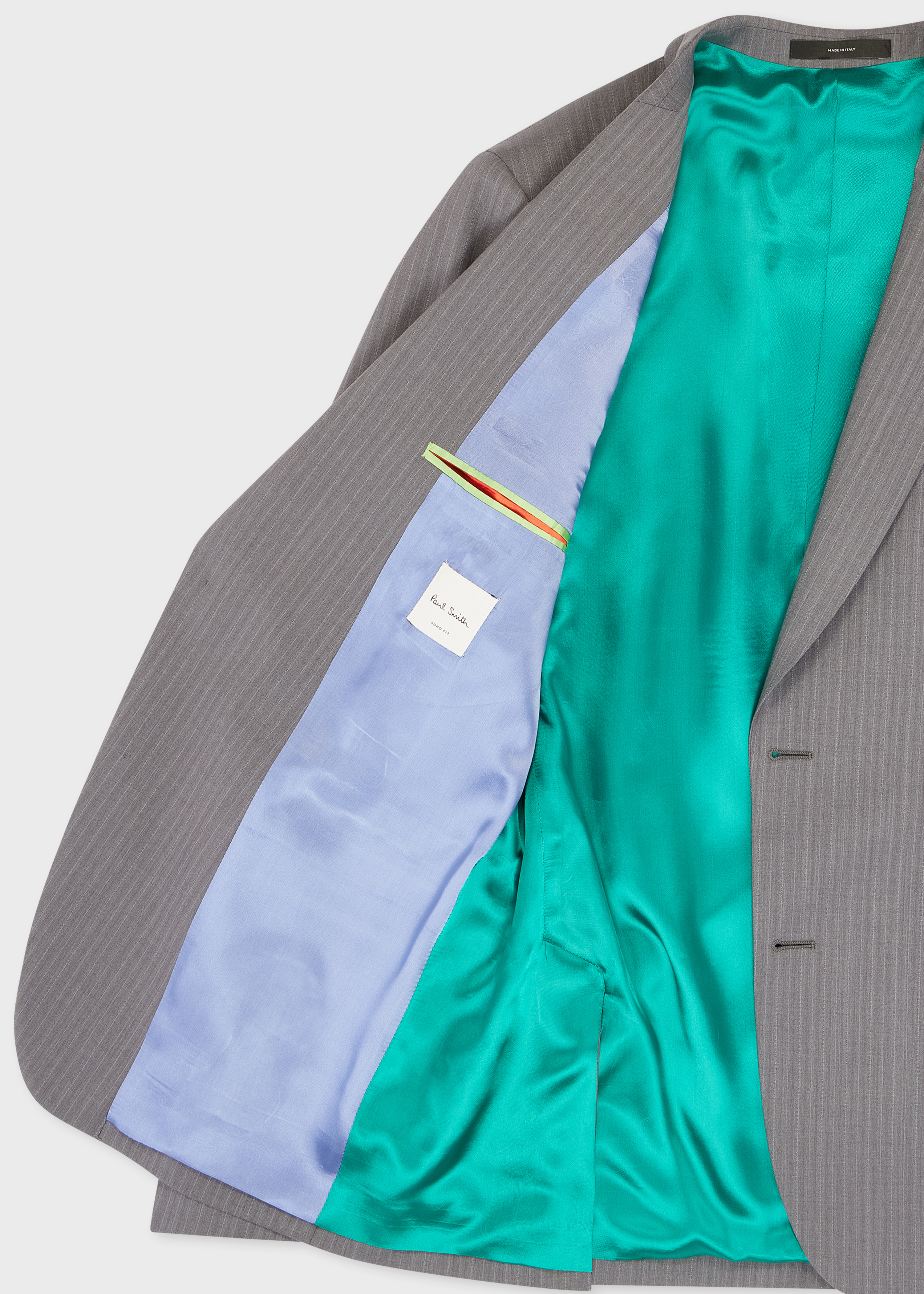 The Soho - Grey Pinstripe Wool Suit thumbnail 3