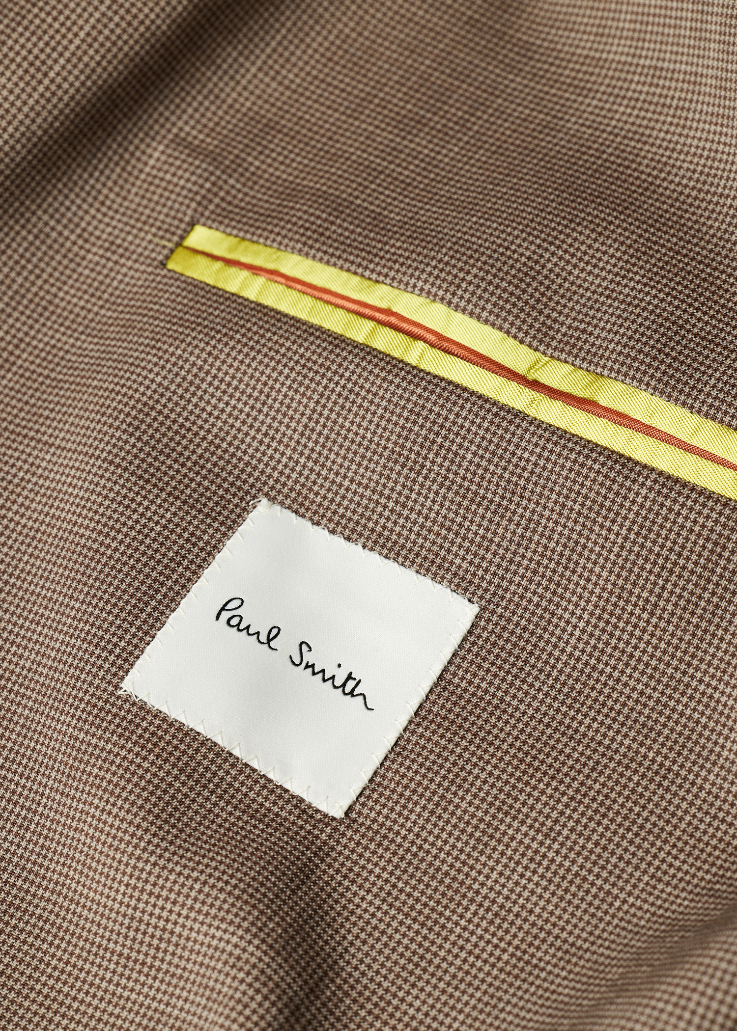 Brown Houndstooth Wool Patch-Pocket Blazer thumbnail 8
