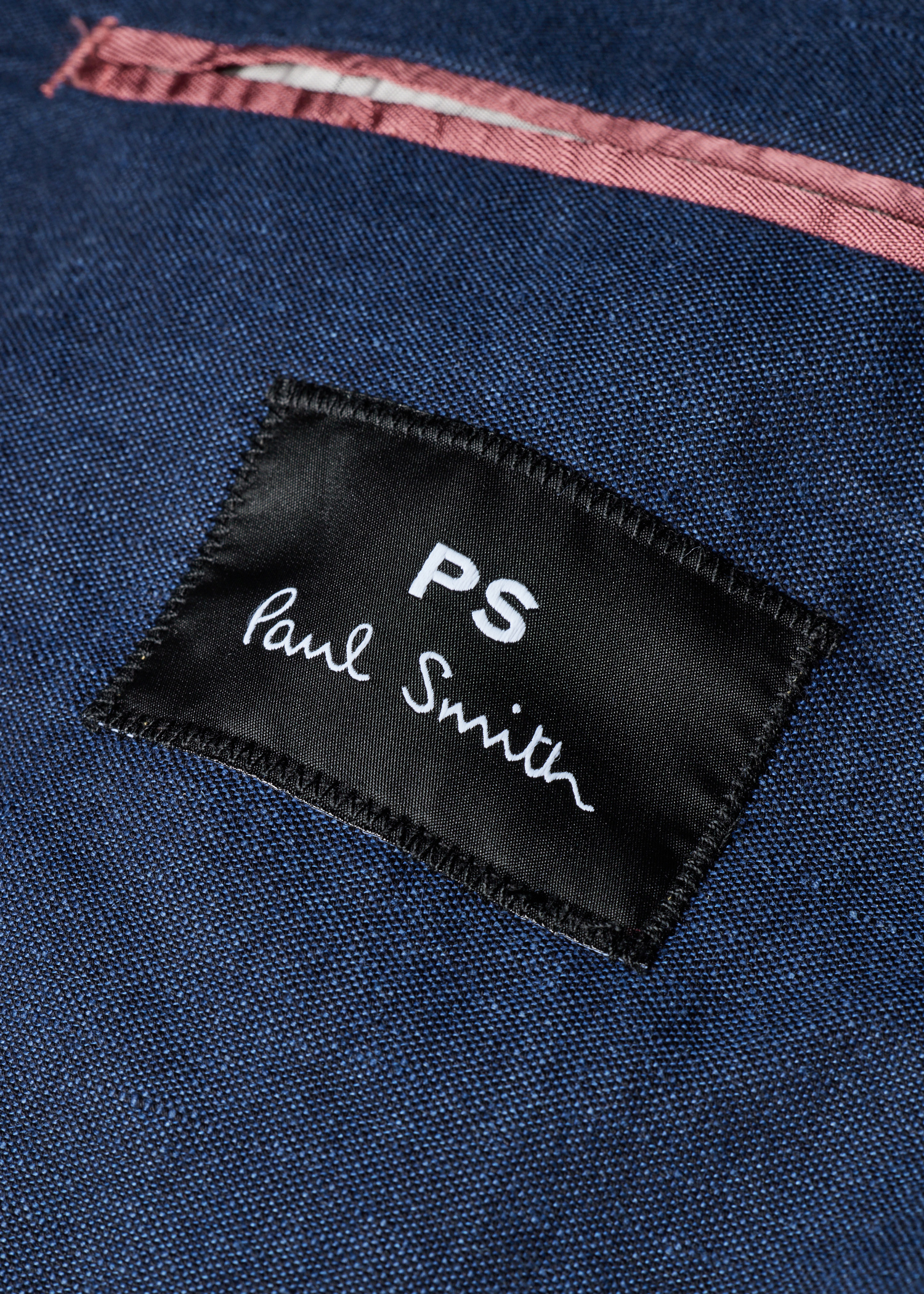 Navy Linen-Cotton Buggy-Lined Blazer thumbnail 5