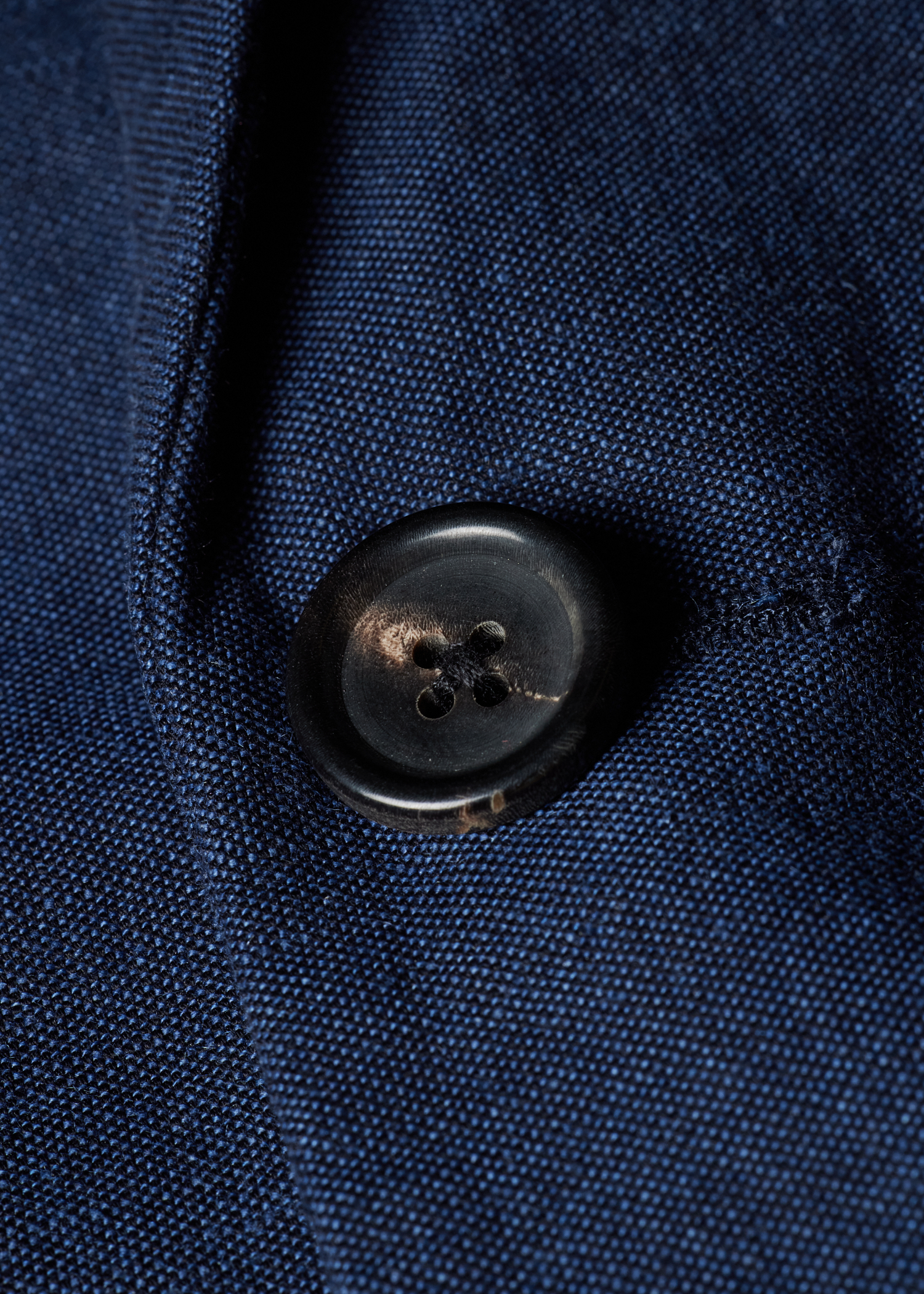 Navy Linen-Cotton Buggy-Lined Blazer thumbnail 11