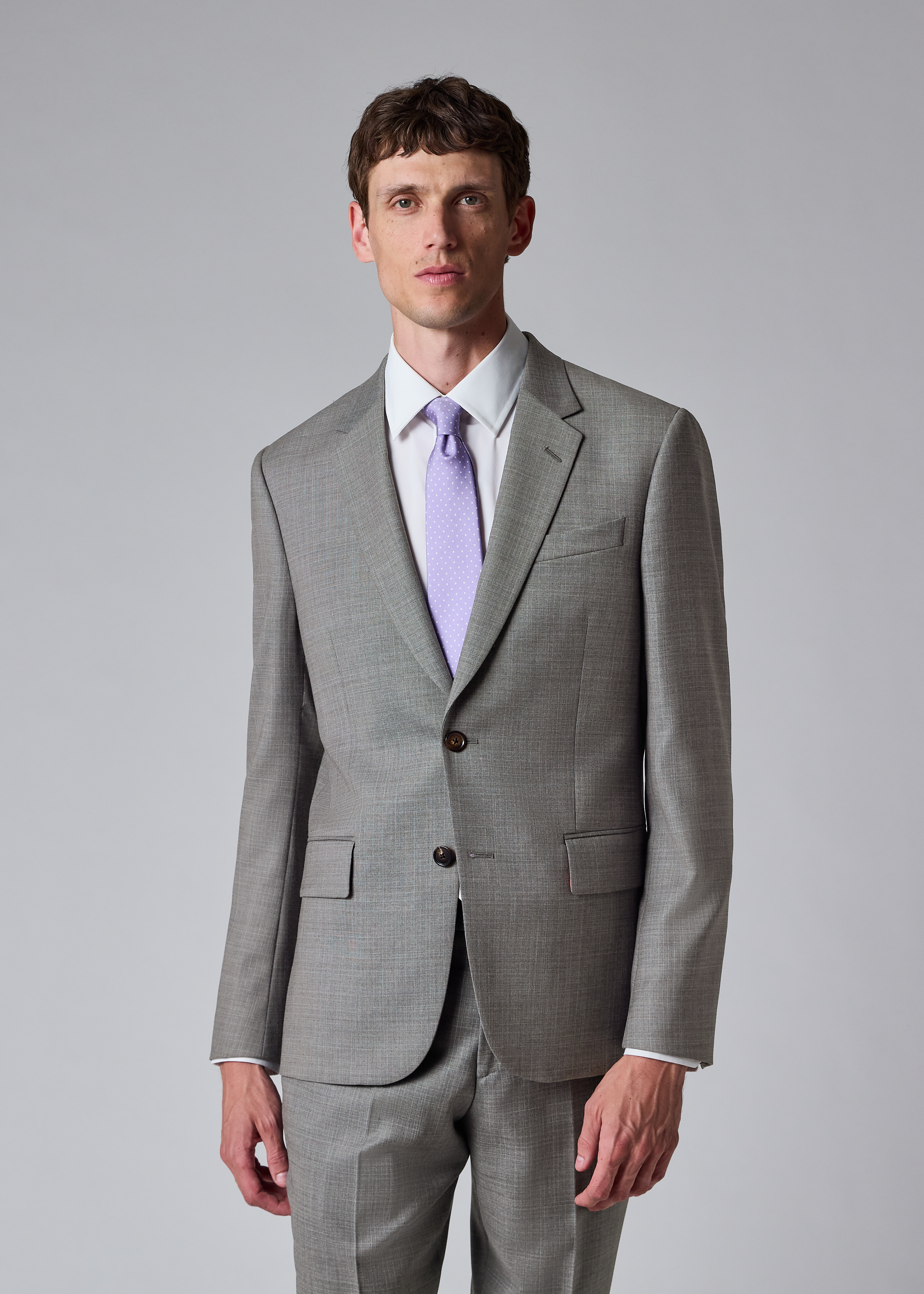 The Soho - Grey Superfine Merino Wool Suit thumbnail 5
