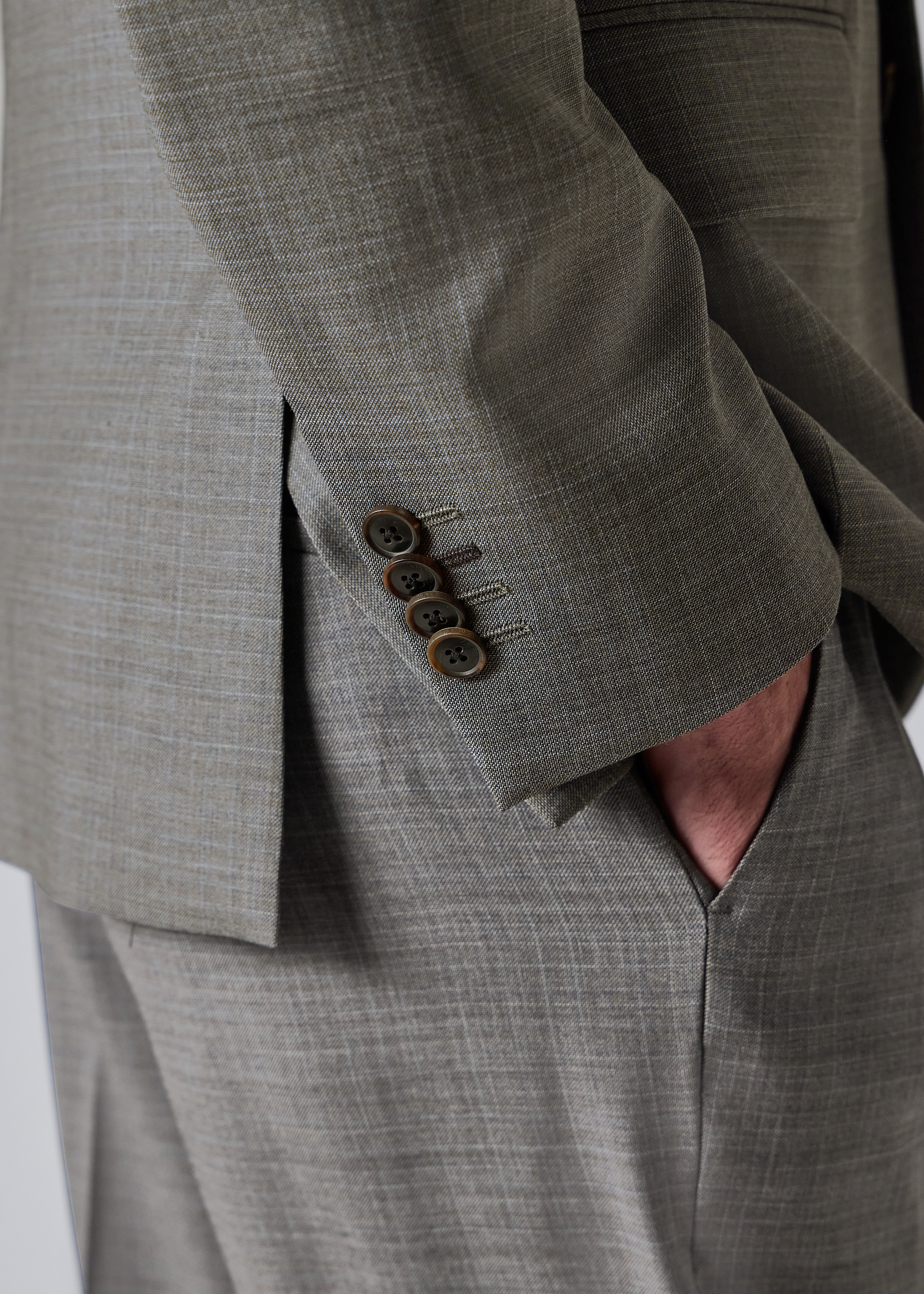 The Soho - Grey Superfine Merino Wool Suit thumbnail 12