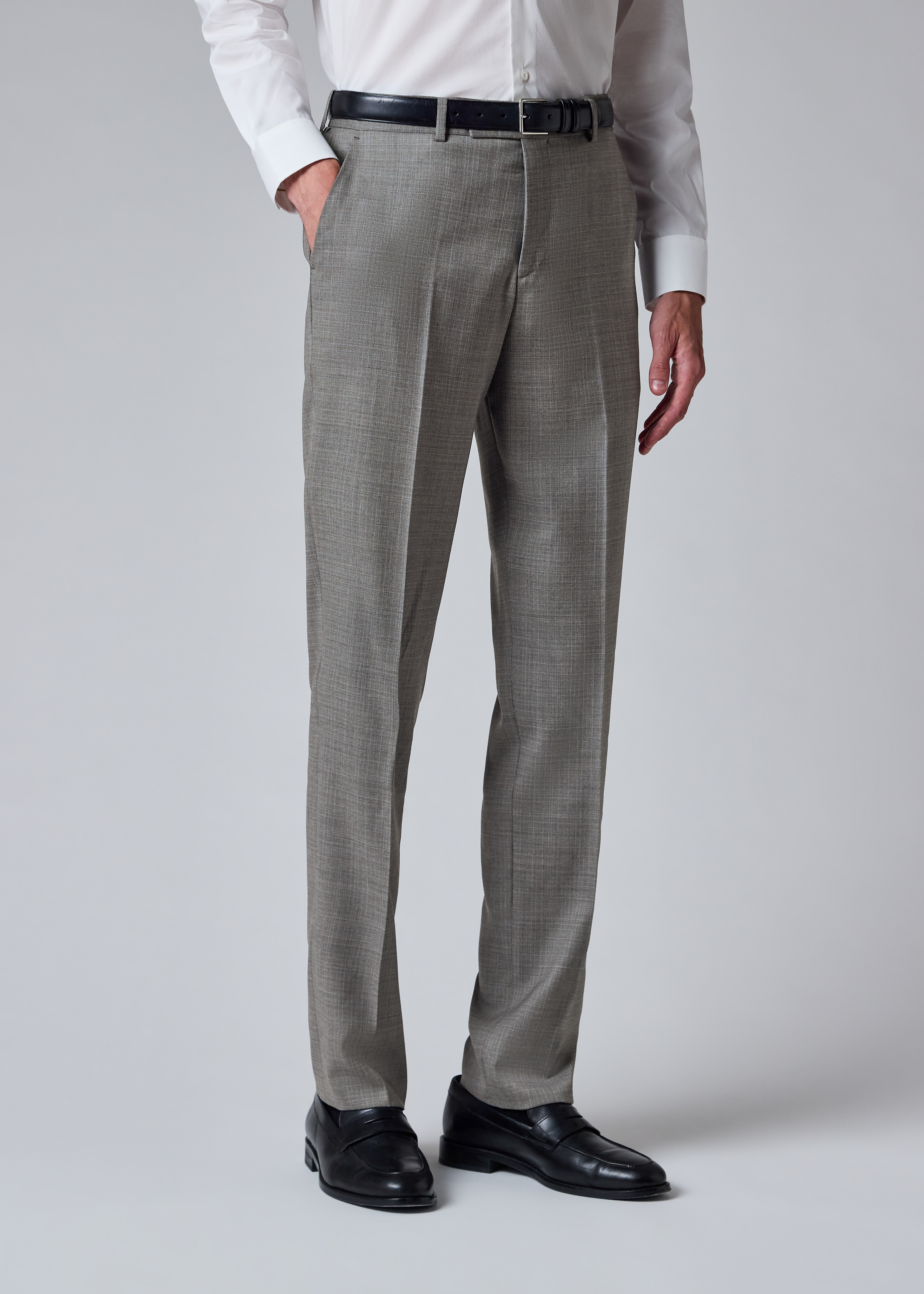 The Soho - Grey Superfine Merino Wool Suit thumbnail 11