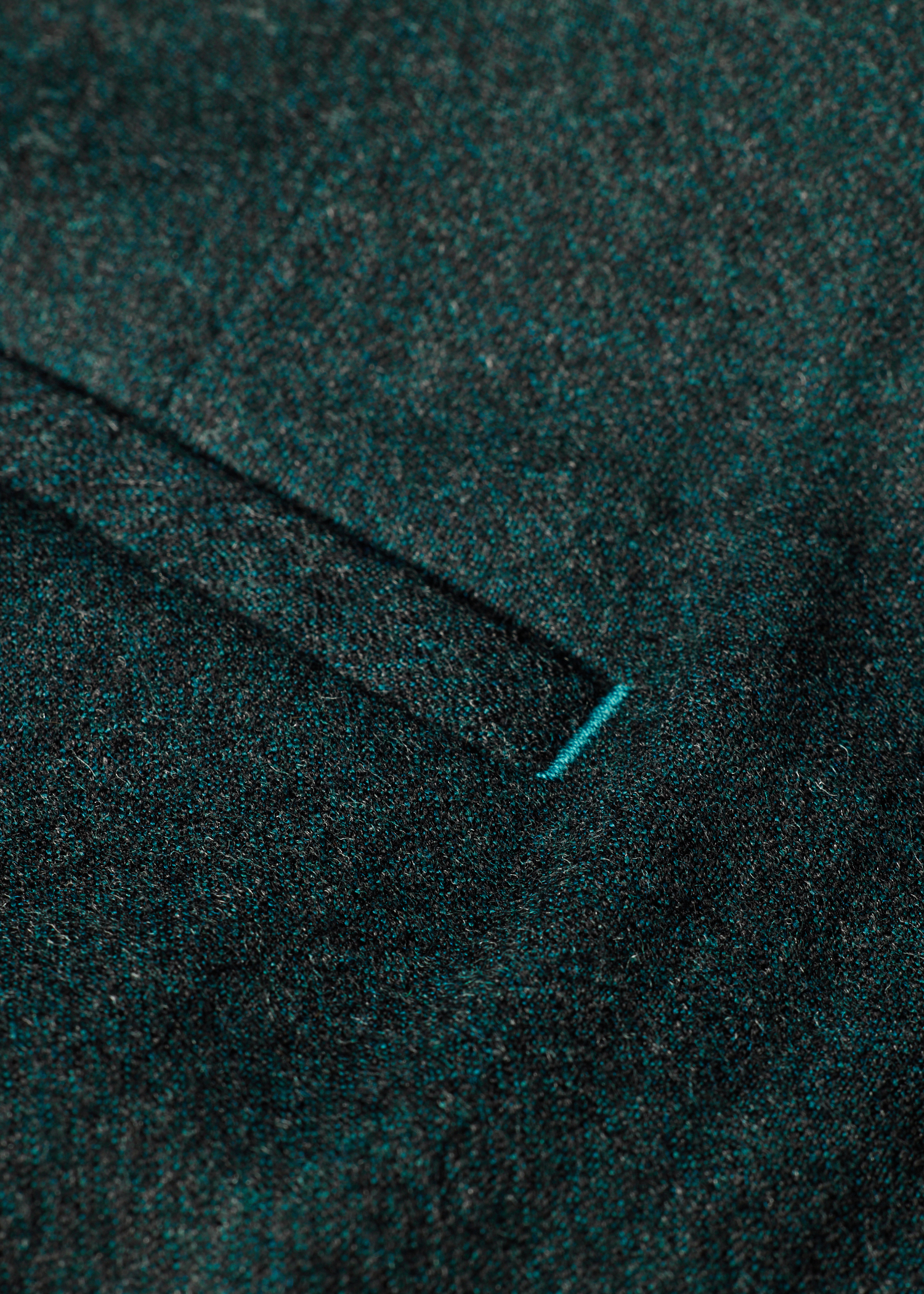 Slim-Fit Teal Green Wool-Cashmere Flannel Trousers thumbnail 5