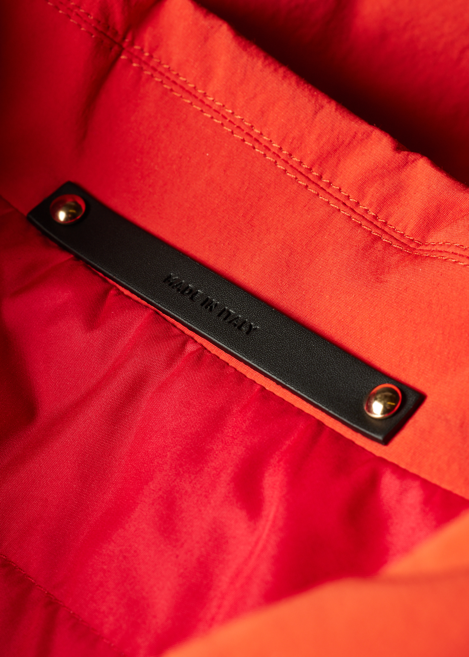 Orange Cotton-Blend Quilted Zip Jacket thumbnail 7