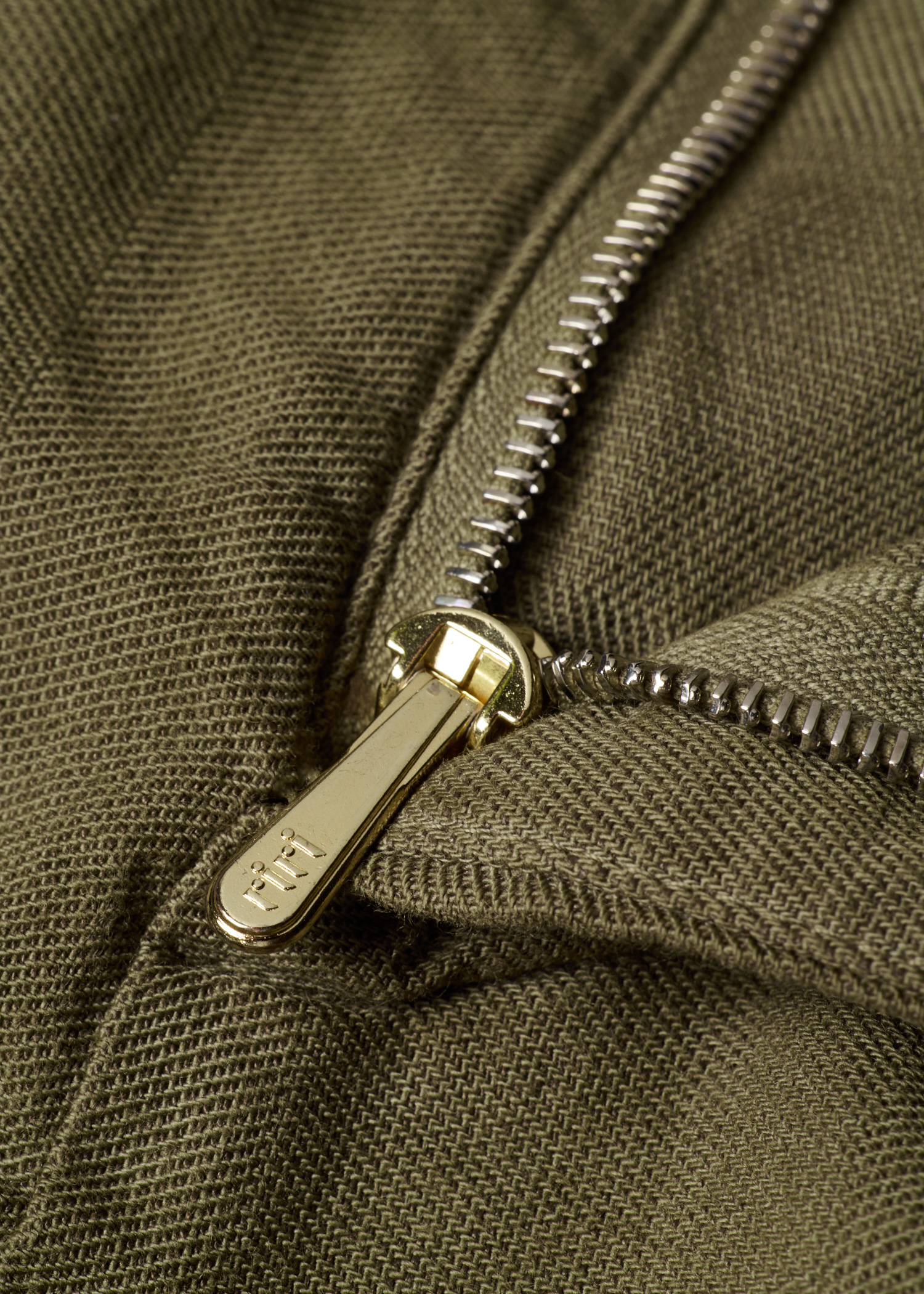 Khaki Green Cotton-Linen Trousers thumbnail 6