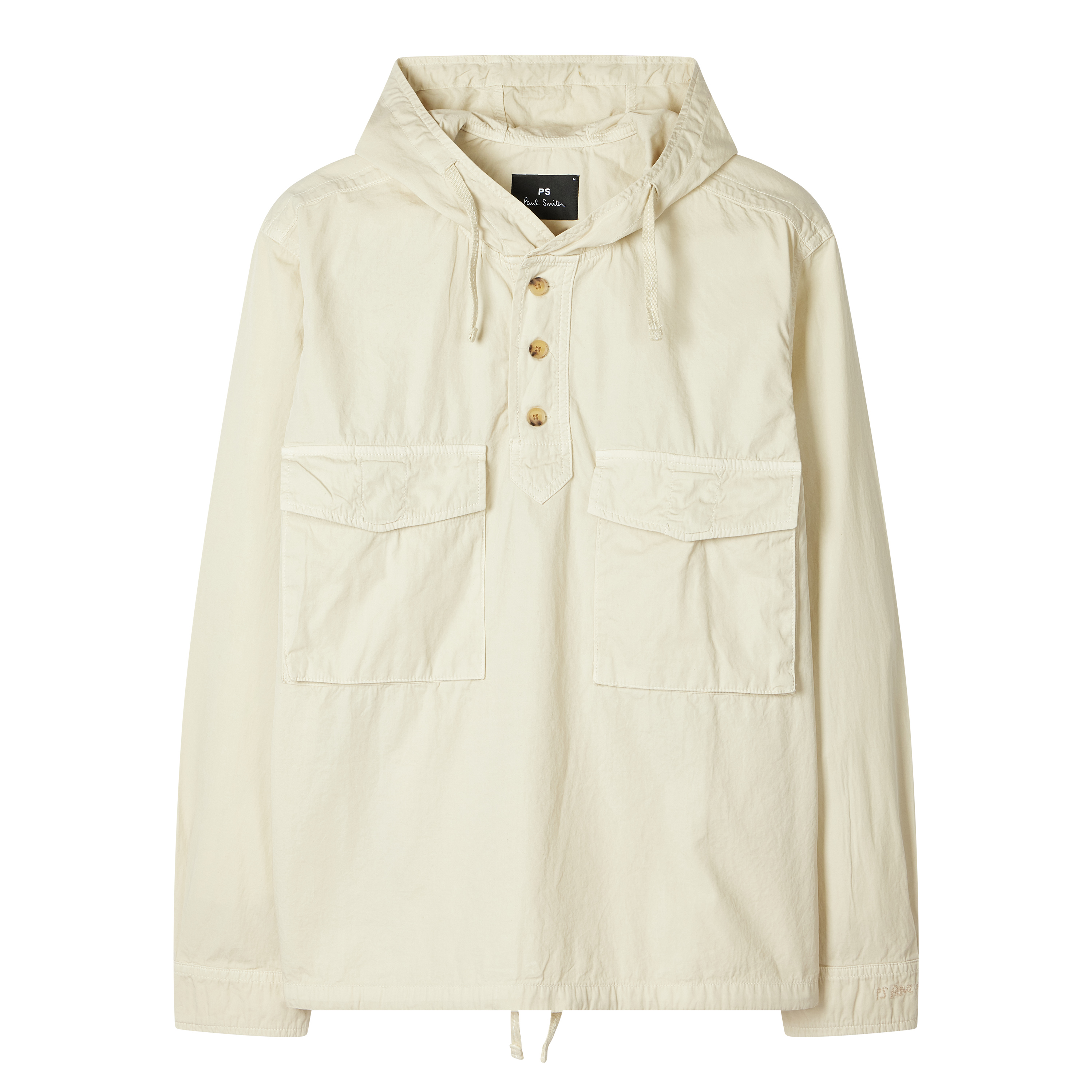 Ecru Cotton Popover Jacket thumbnail 8