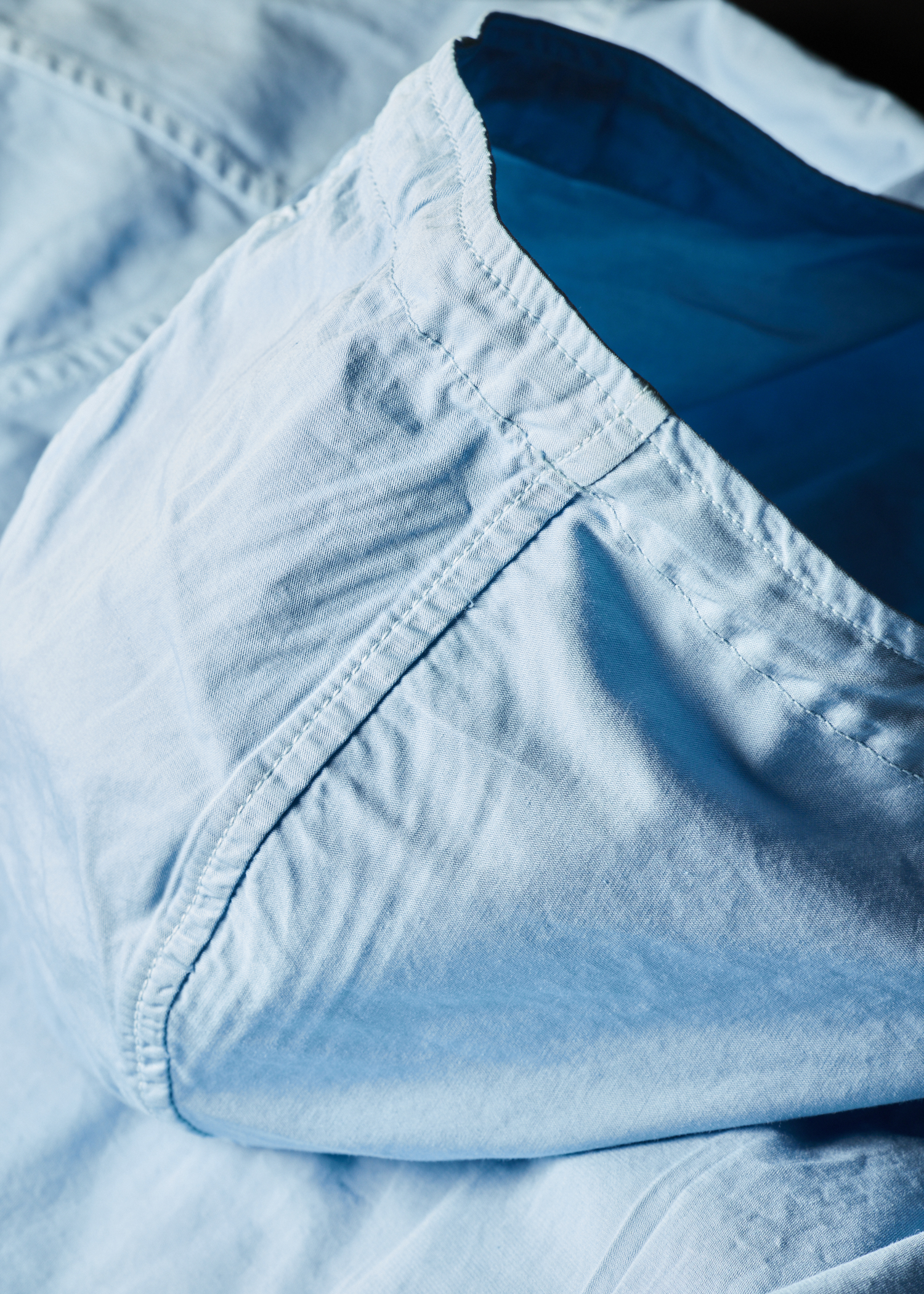 Light Blue Cotton Popover Jacket thumbnail 11