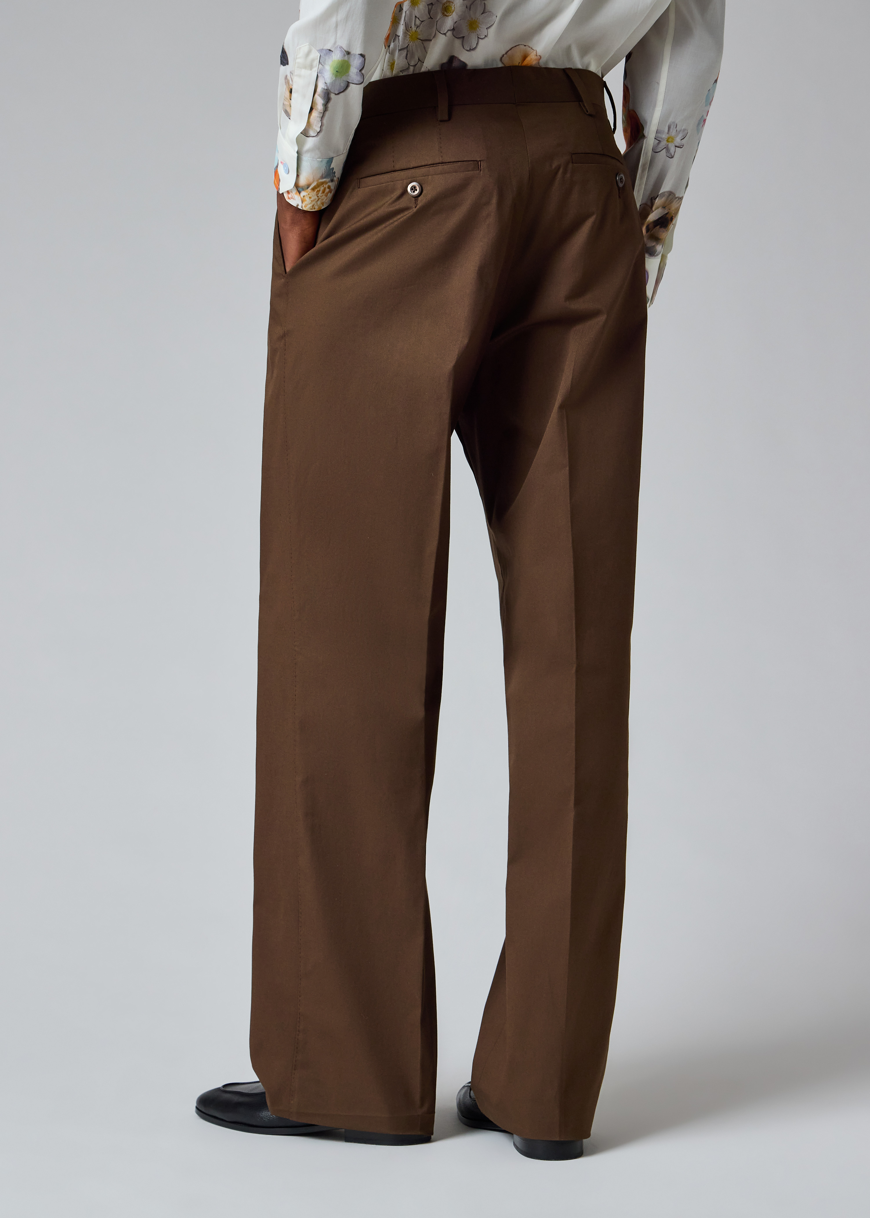 Brown Cotton-Twill Double-Breasted Suit thumbnail 15