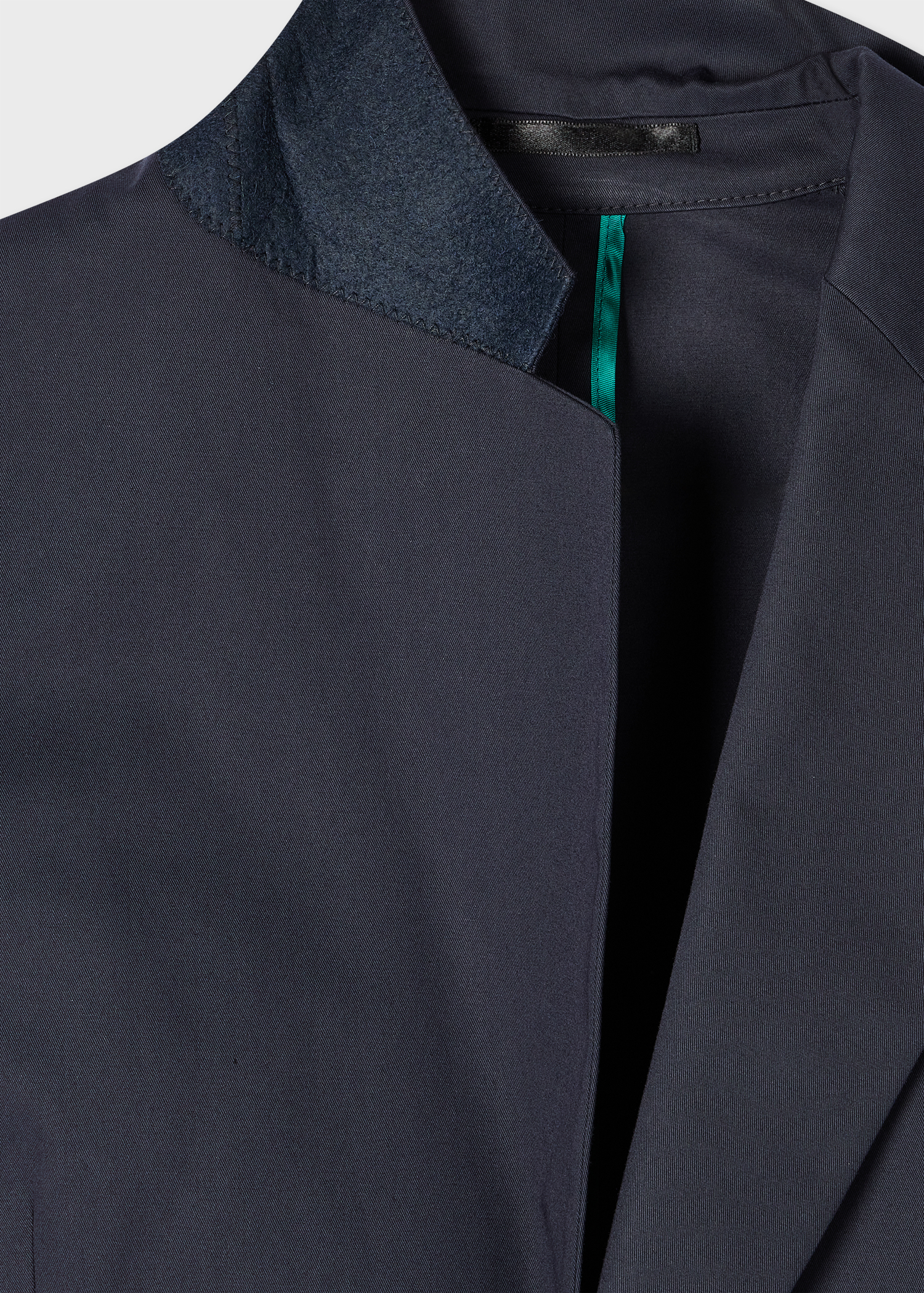 Navy Cotton-Twill Two-Piece Suit thumbnail 5