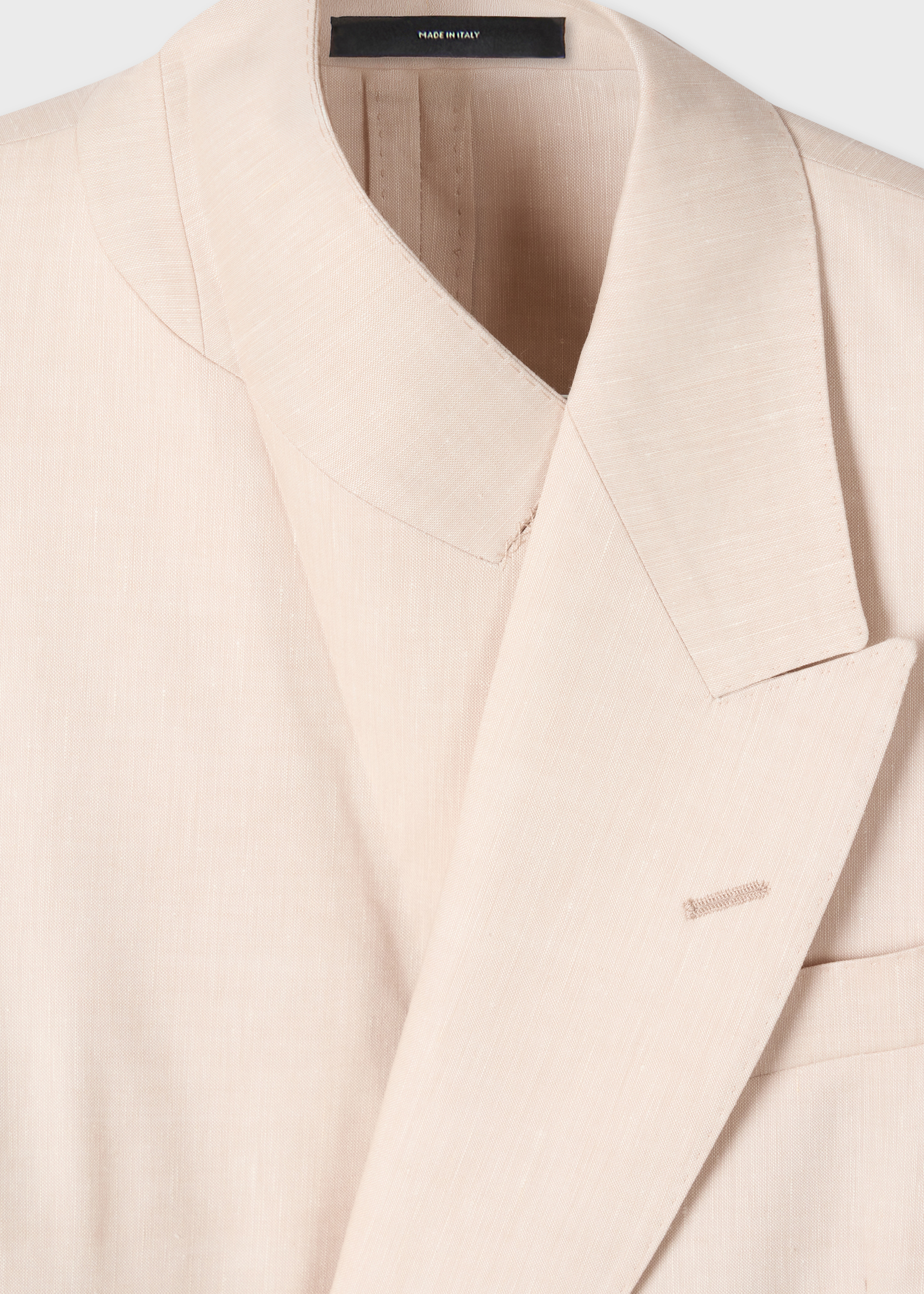 Ivory Linen and Tropical Wool-Blend Two-Piece Suit thumbnail 5