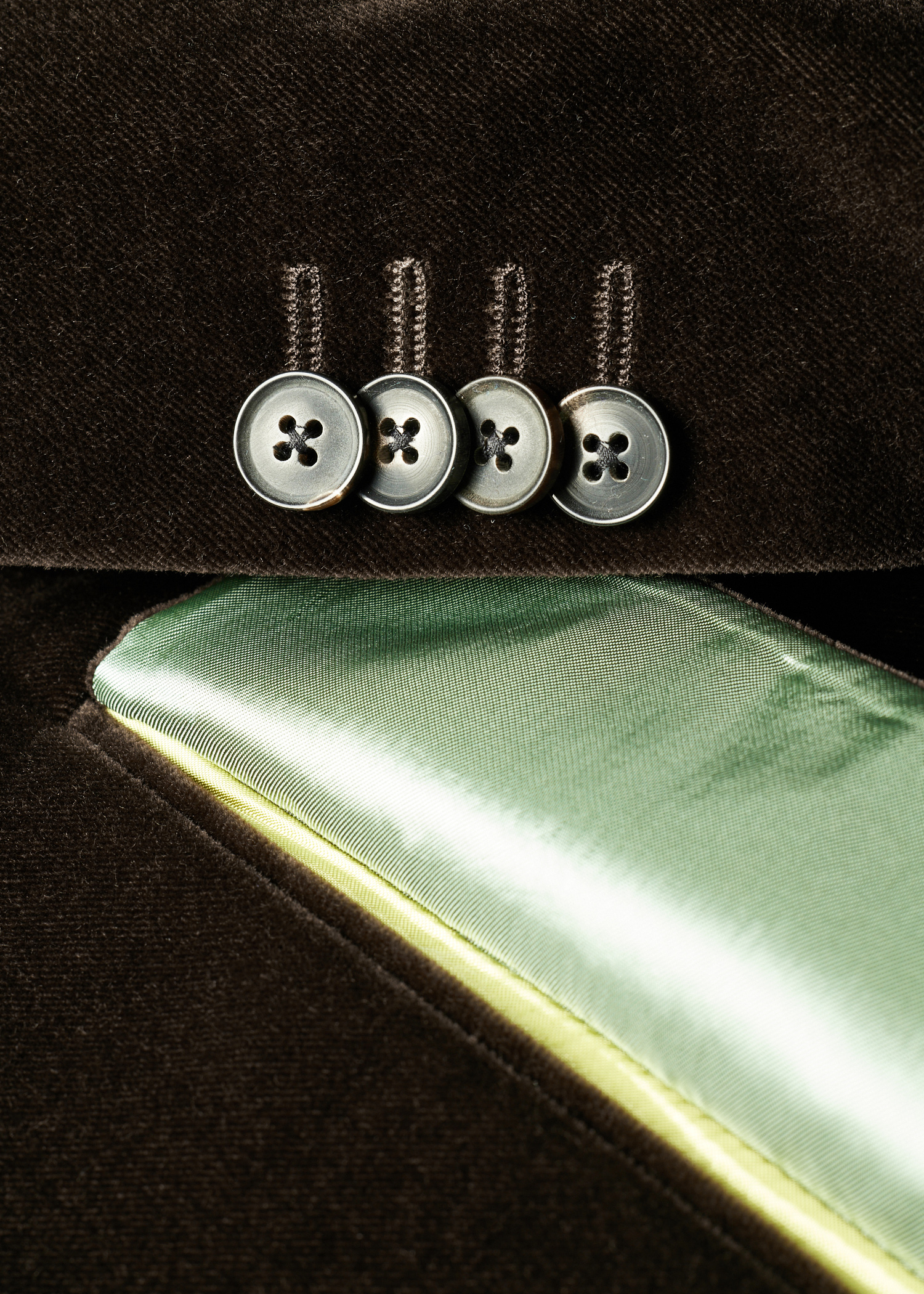 The Soho - Tailored-Fit Brown Velvet Blazer thumbnail 6