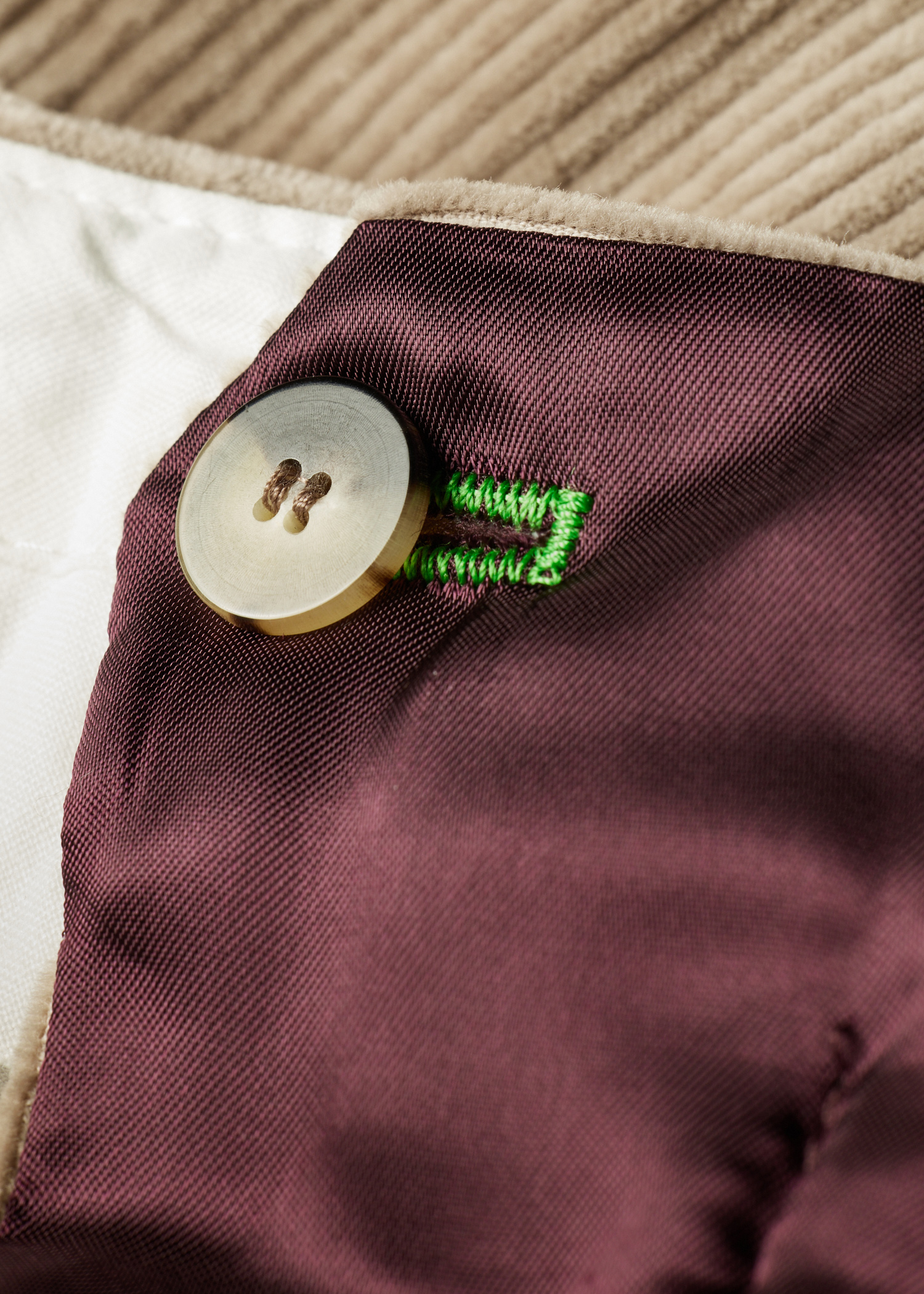 Relaxed-Fit Sand Corduroy Trousers thumbnail 6