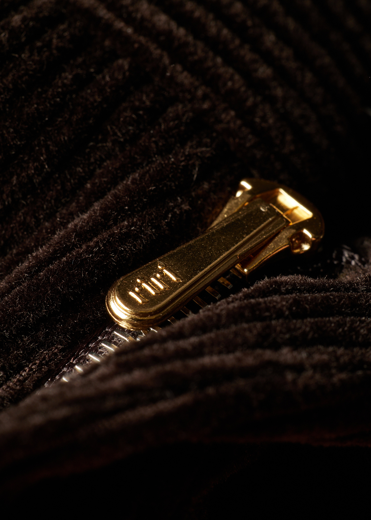 Relaxed-Fit Dark Brown Corduroy Trousers thumbnail 3