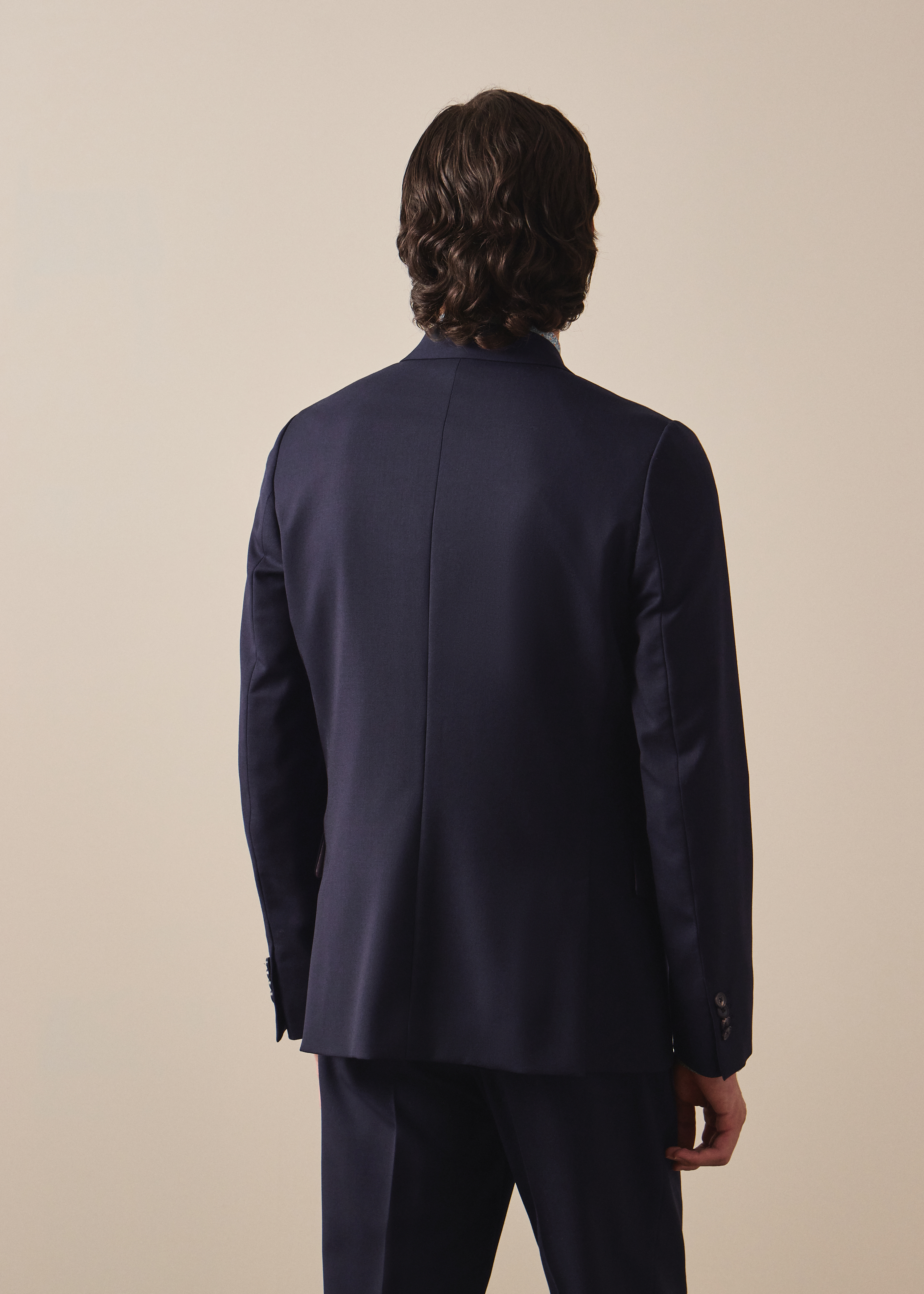 The Soho - Tailored-Fit Navy Wool 'A Suit To Travel In' Blazer thumbnail 6