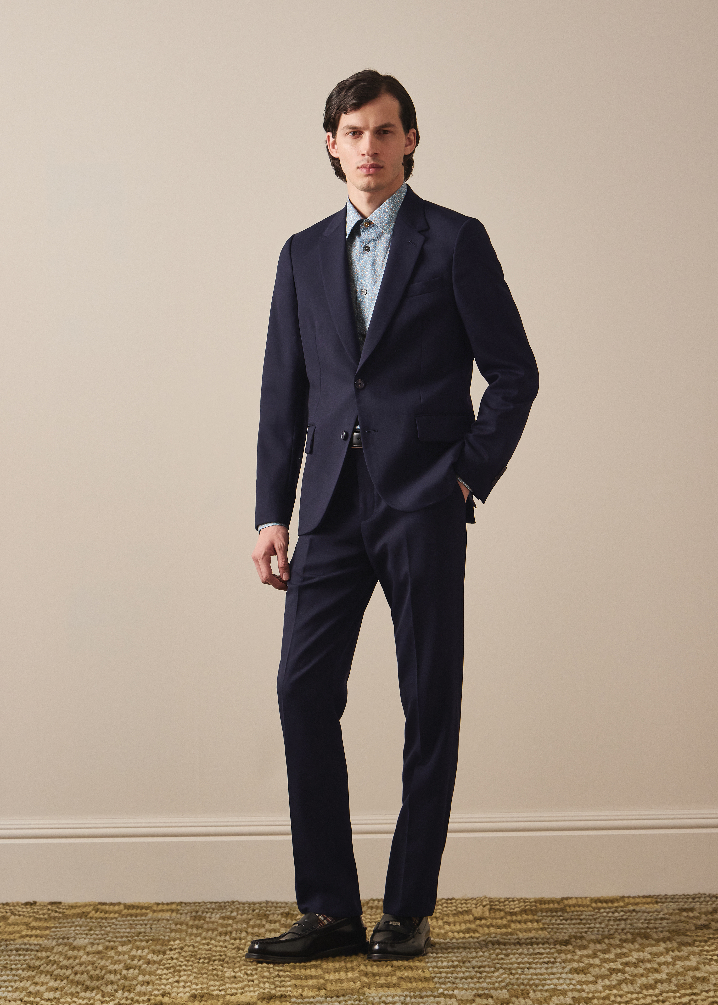 The Soho - Tailored-Fit Navy Wool 'A Suit To Travel In' Blazer thumbnail 9