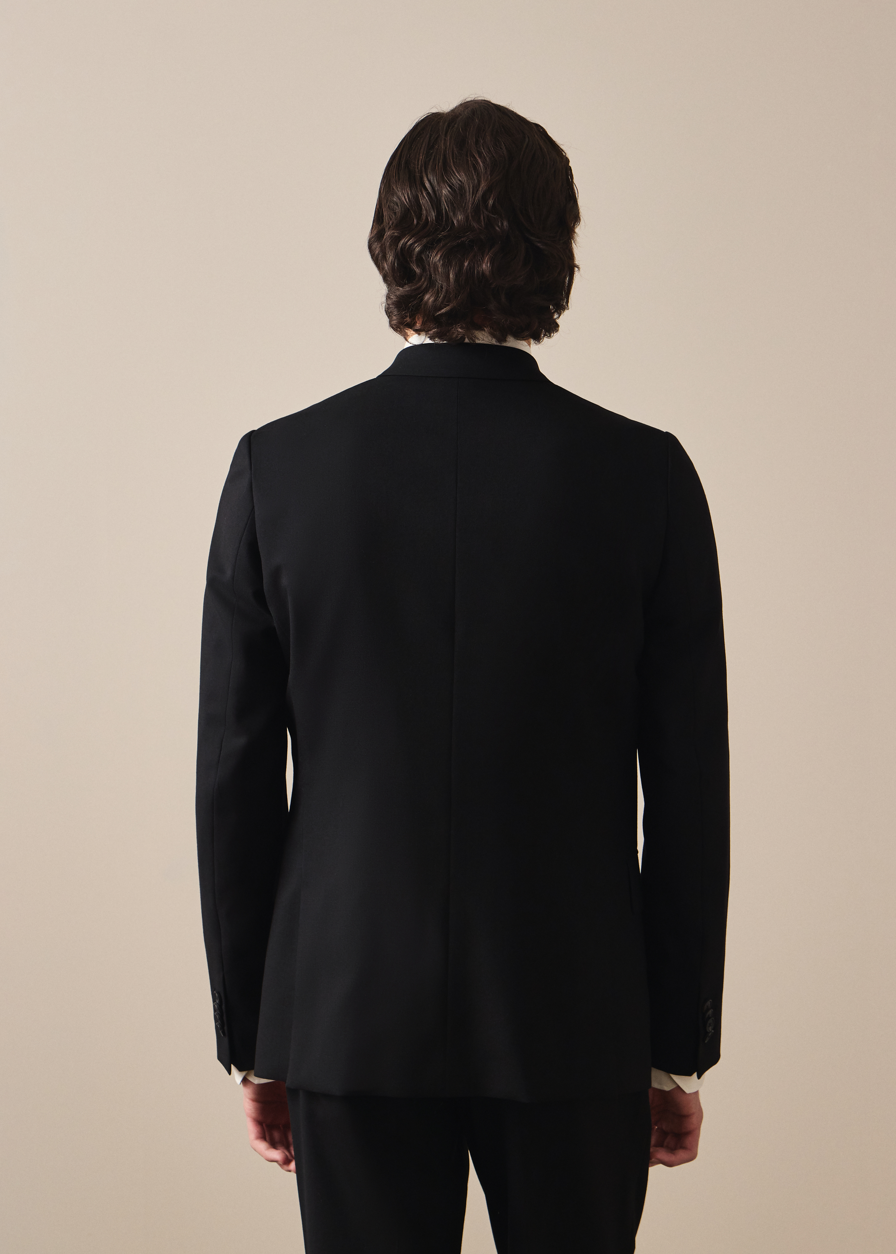 The Soho - Tailored-Fit Black Wool 'A Suit To Travel In' Blazer thumbnail 10
