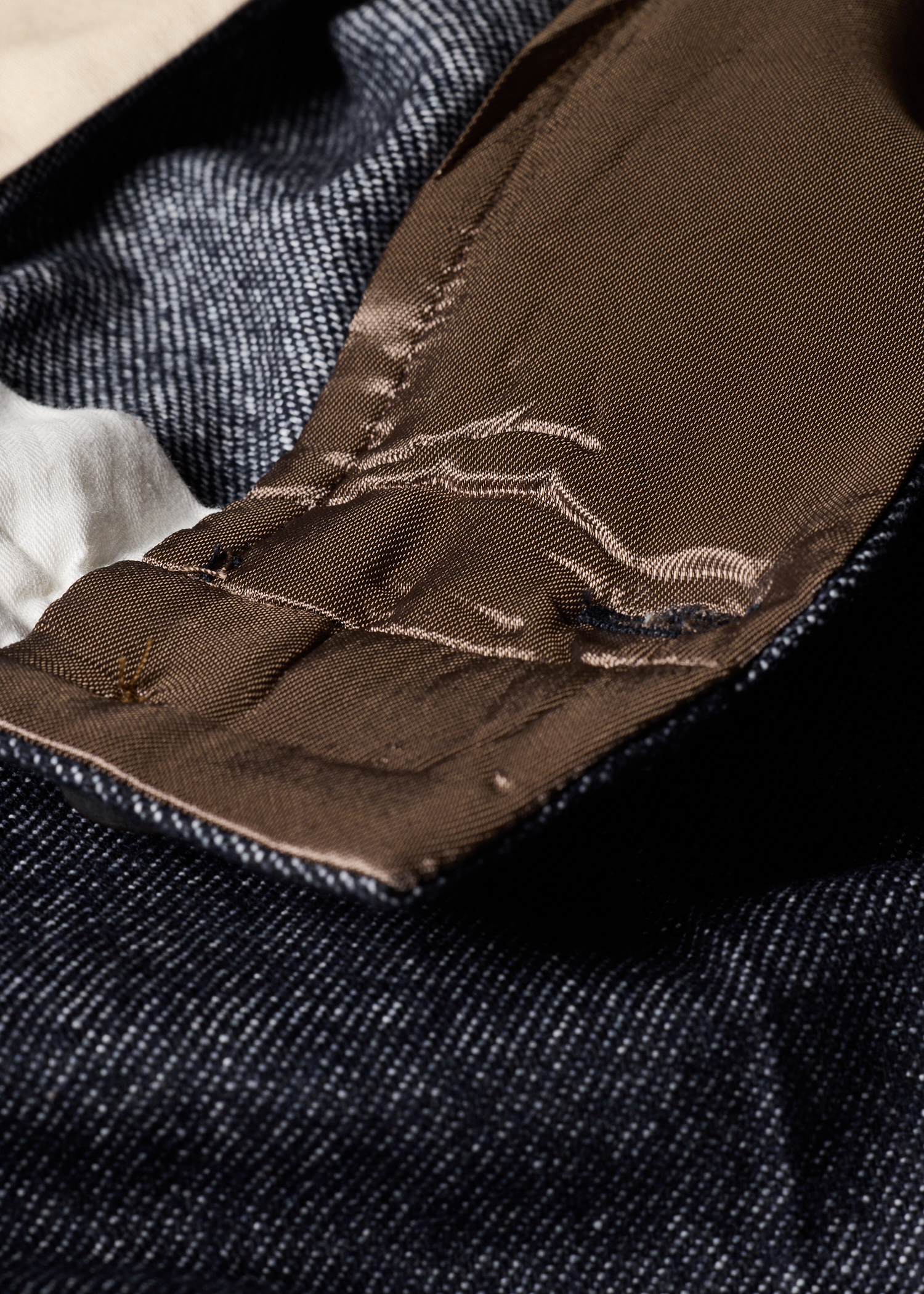 Indigo Cotton-Blend Flannel Trousers thumbnail 9